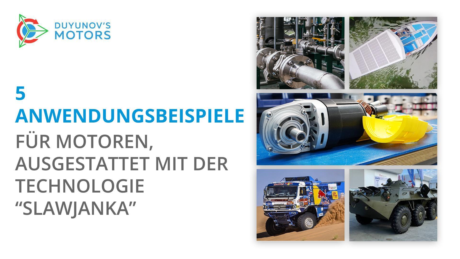 5 von Hunderttausenden: die bekanntesten Anwendungsbeispiele von Motoren mit der Technologie "Slawjanka"