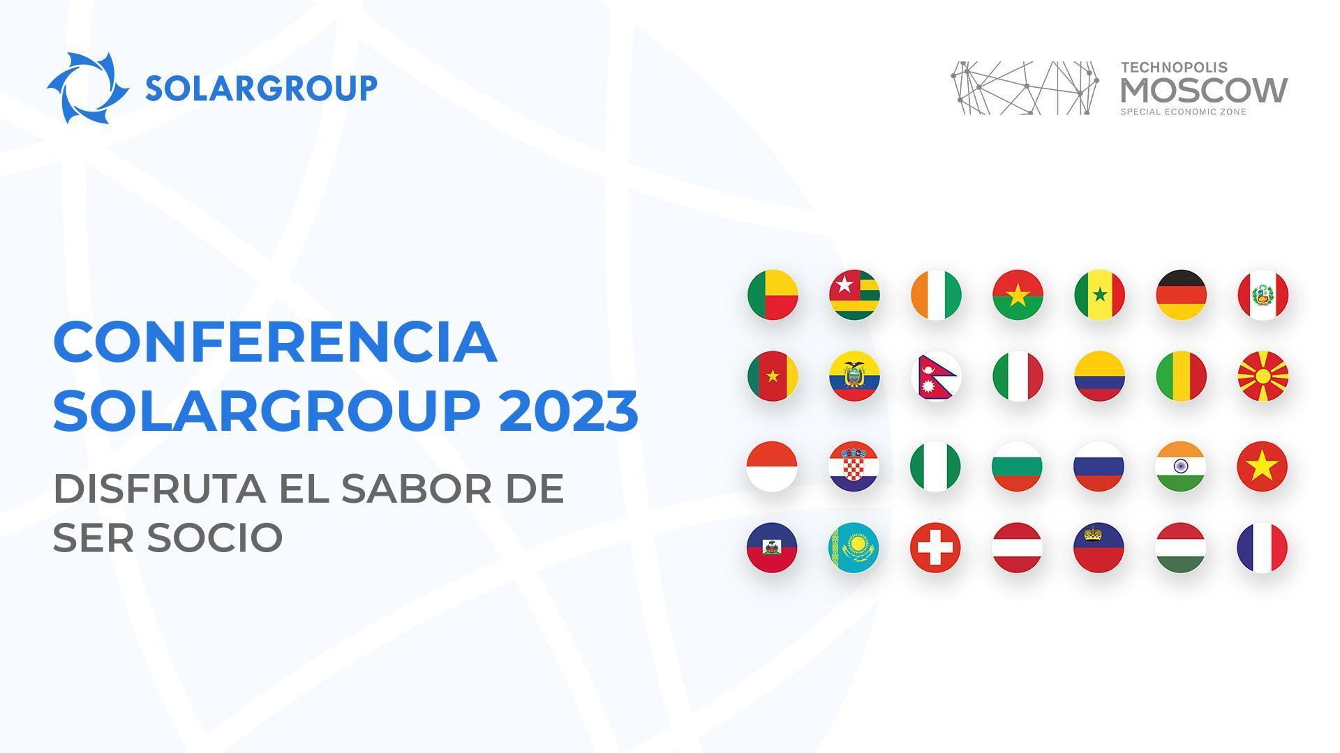 Conferencia SOLARGROUP 2023: disfruta el sabor de ser socio