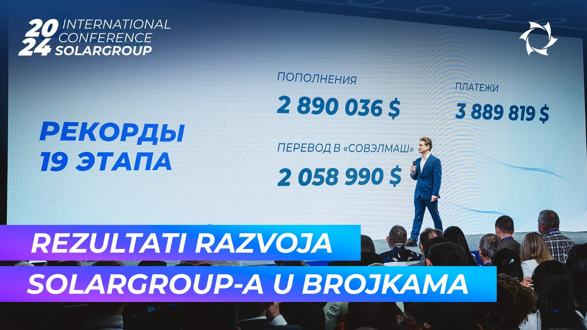 Glavni rezultati rada tvrtke