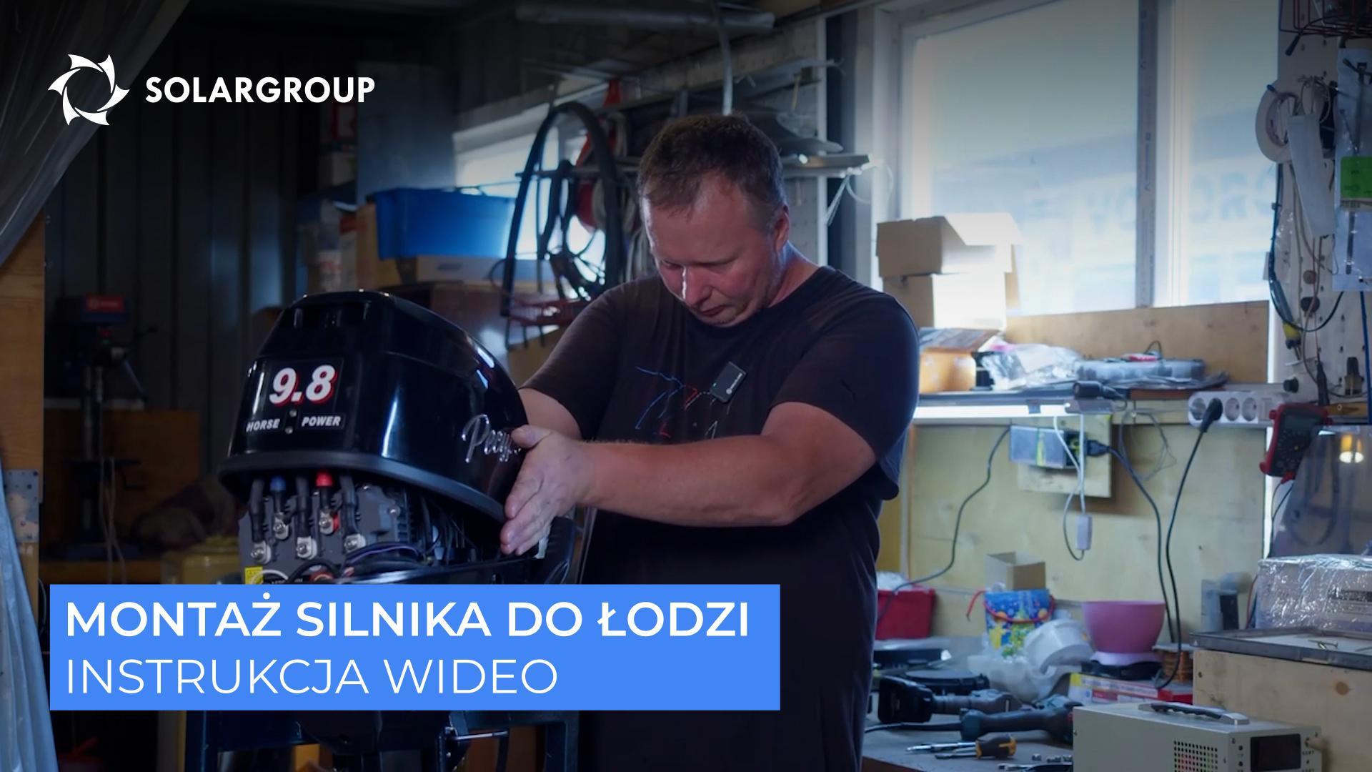 Jak zmontować silnik elektryczny na Slavyance do łodzi?