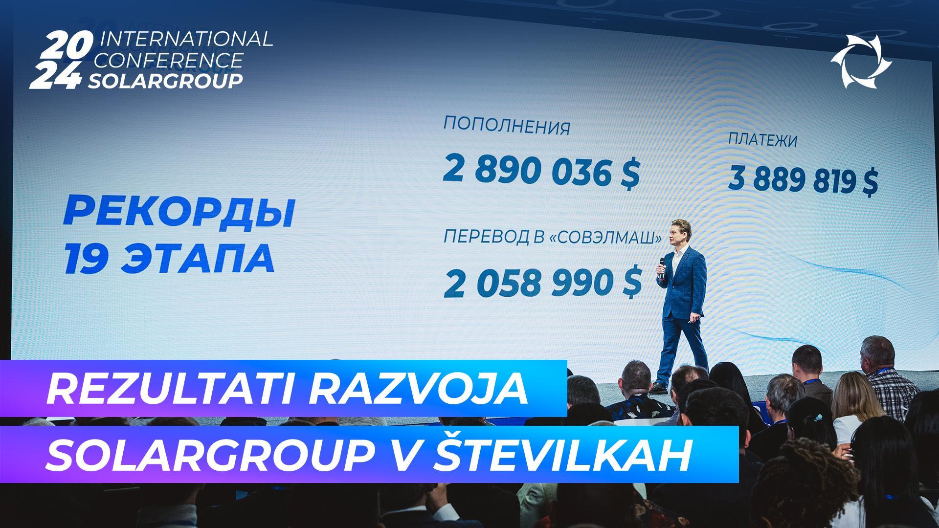 Glavni rezultati dela podjetja