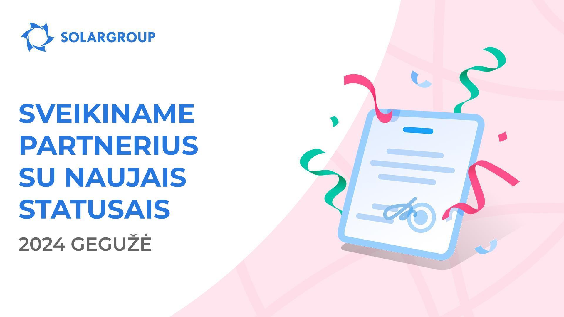 Sveikiname partnerius su naujais statusais!👏
