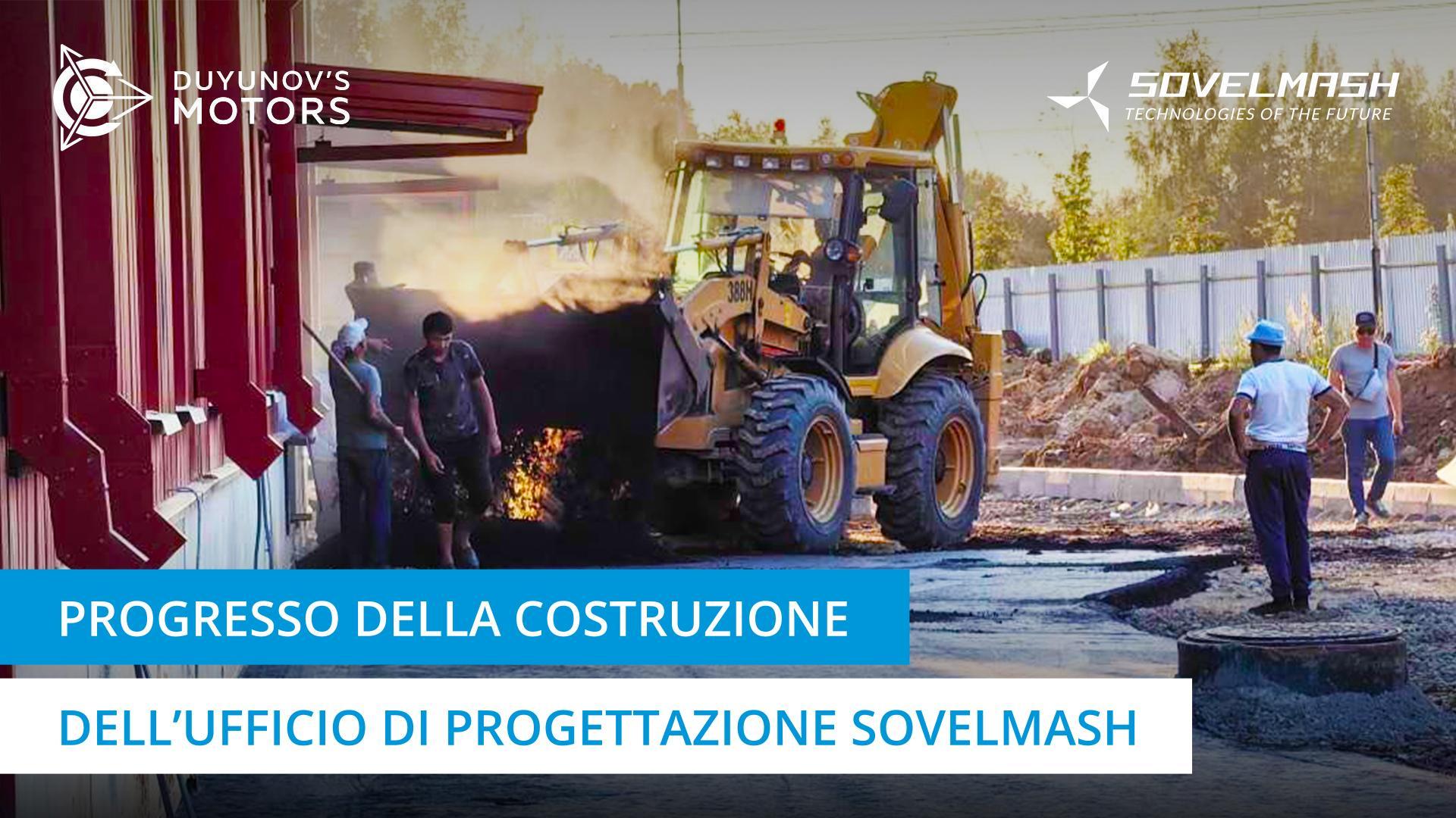 Videosorveglianza, batterie e prato: le novità del cantiere Sovelmash