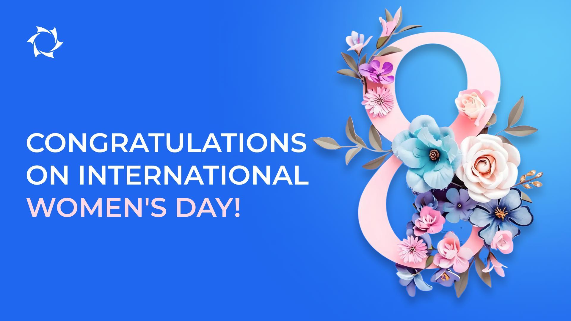 Company SOLARGROUP congratulates you, dear women!