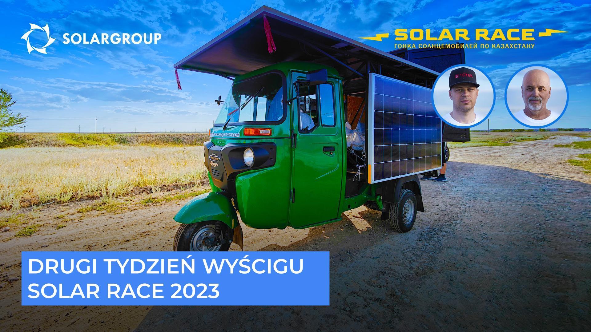 Wyścig Solar Race 2023 | Drugi tydzień wyścigu samochodów solarnych