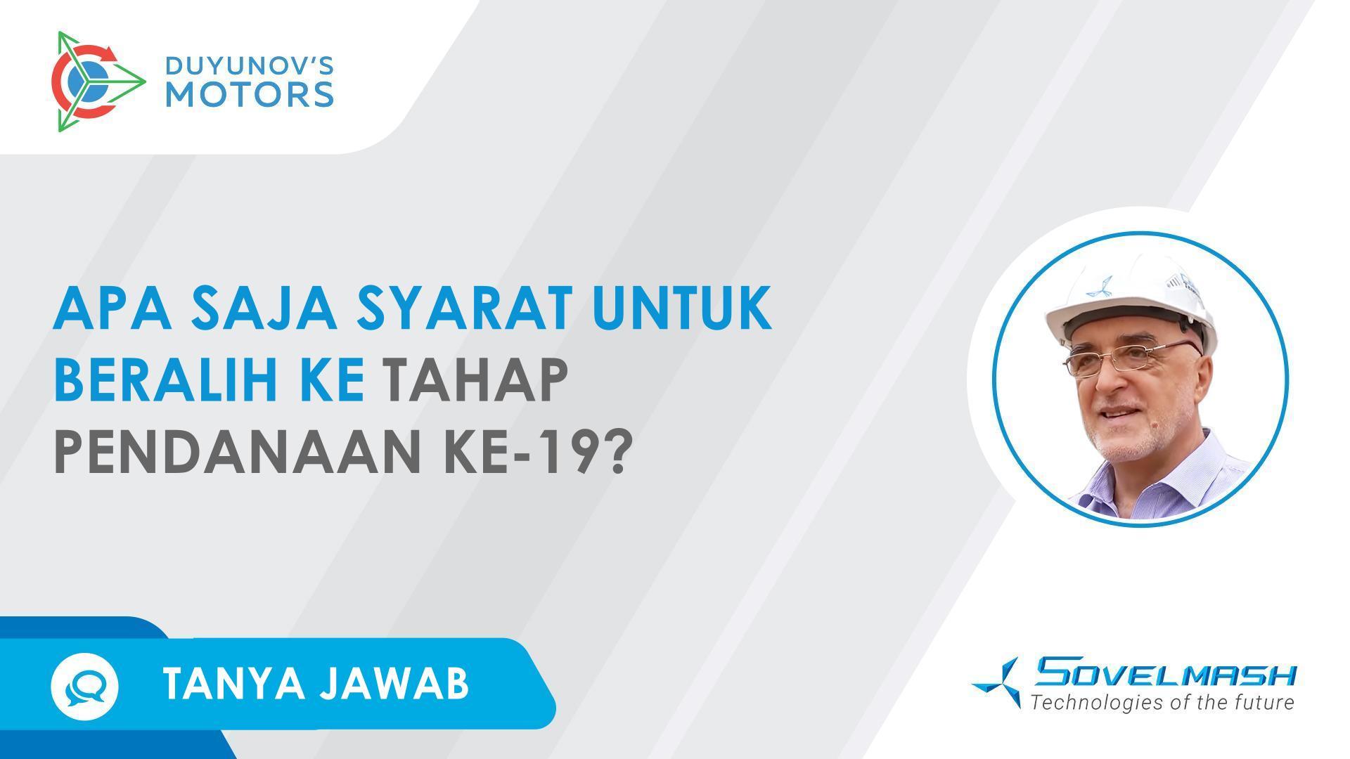 Tanya Jawab | Apa saja syarat untuk beralih ke tahap pendanaan yang ke-19?