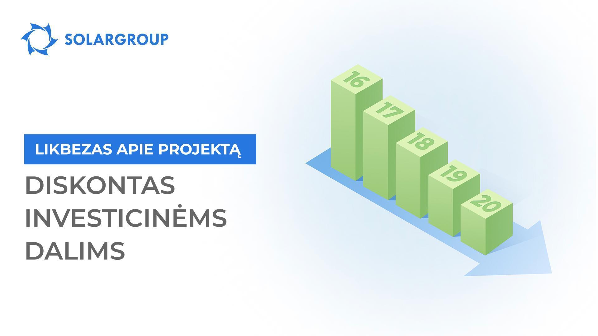 Diskontas: ką svarbu žinoti investuotojui