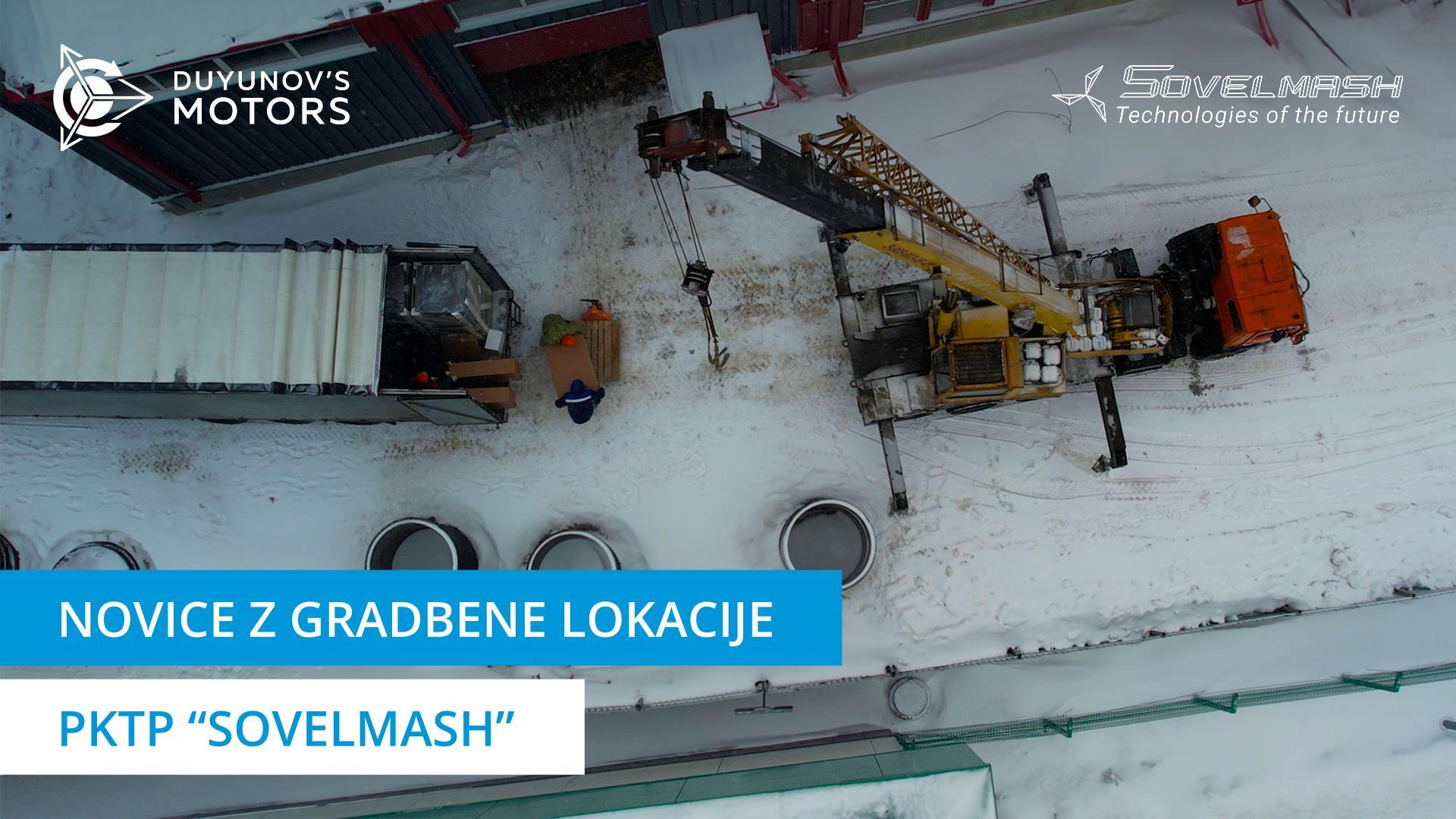 Novice z gradbene lokacije PKTP "Sovelmash"