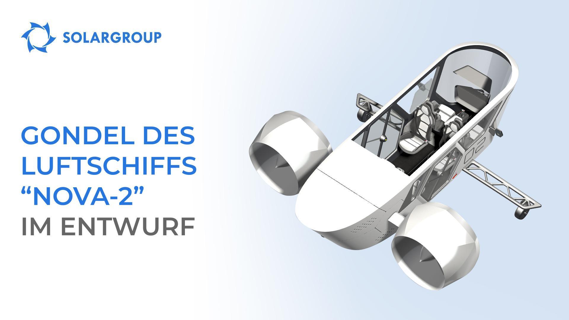 Bewerten Sie das Design der Gondel des Luftschiffs "NOVA-2"!