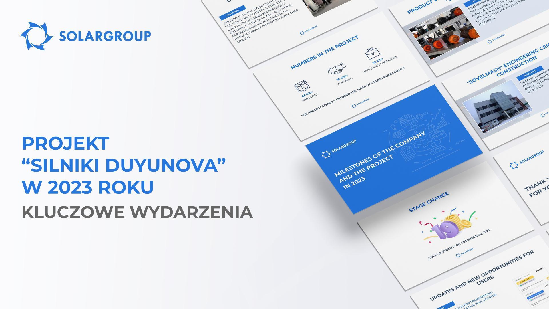 Kluczowe wydarzenia 2023 roku w formie prezentacji