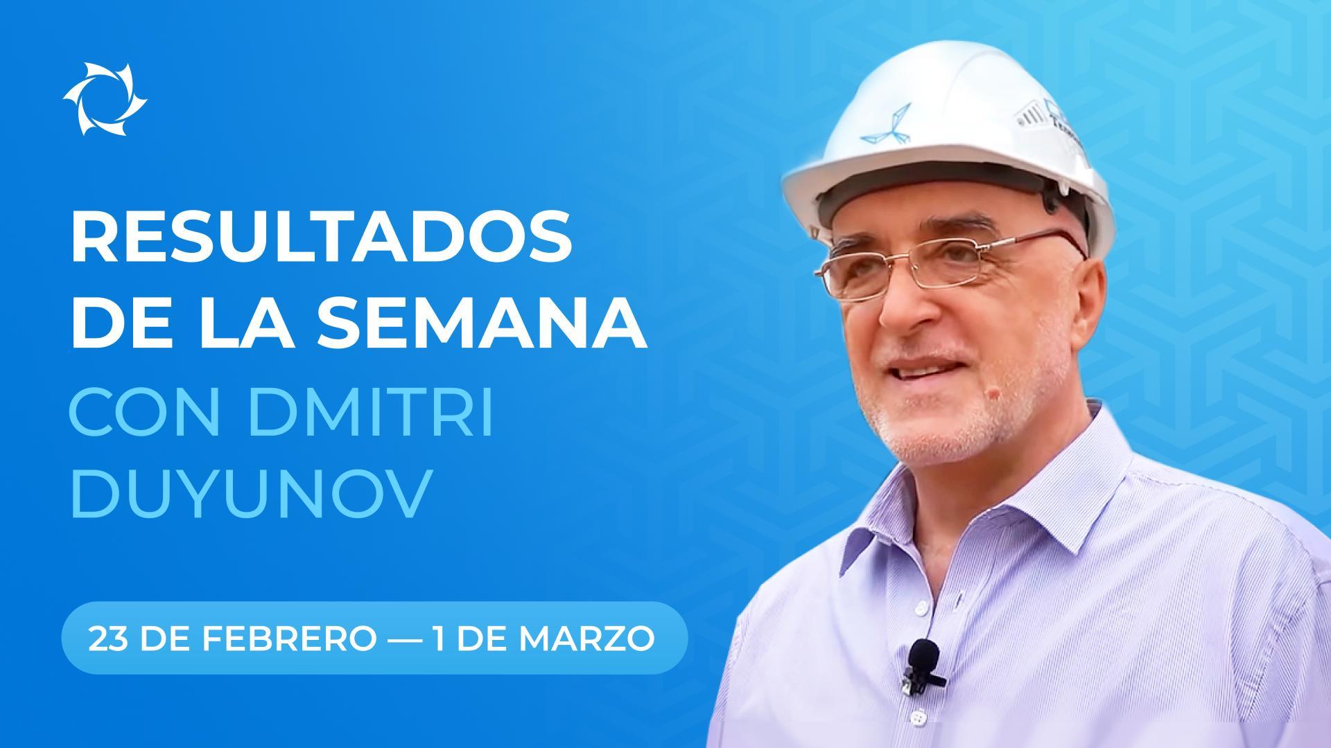 Resumen semanal del proyecto «Motores Duyunov»