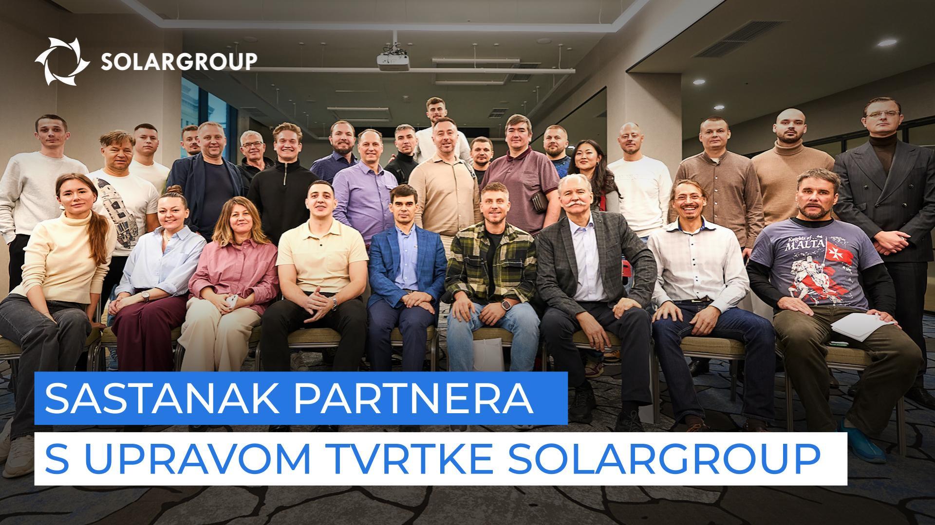 Partneri znaju više od ulagača o SOLARGROUP projektima! Što je rečeno na sastanku s upravom