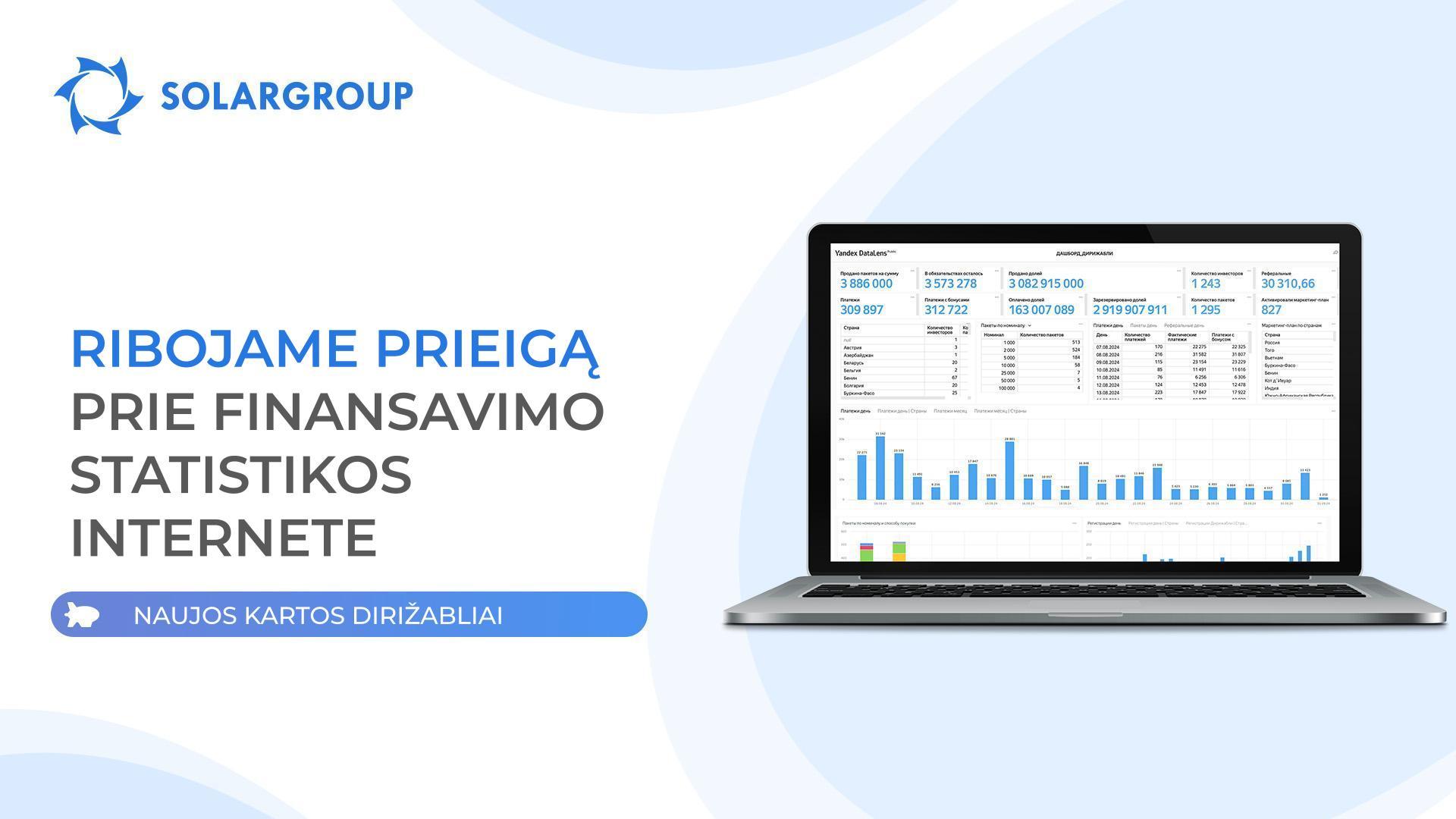 Pagrindinė statistika išlieka matoma