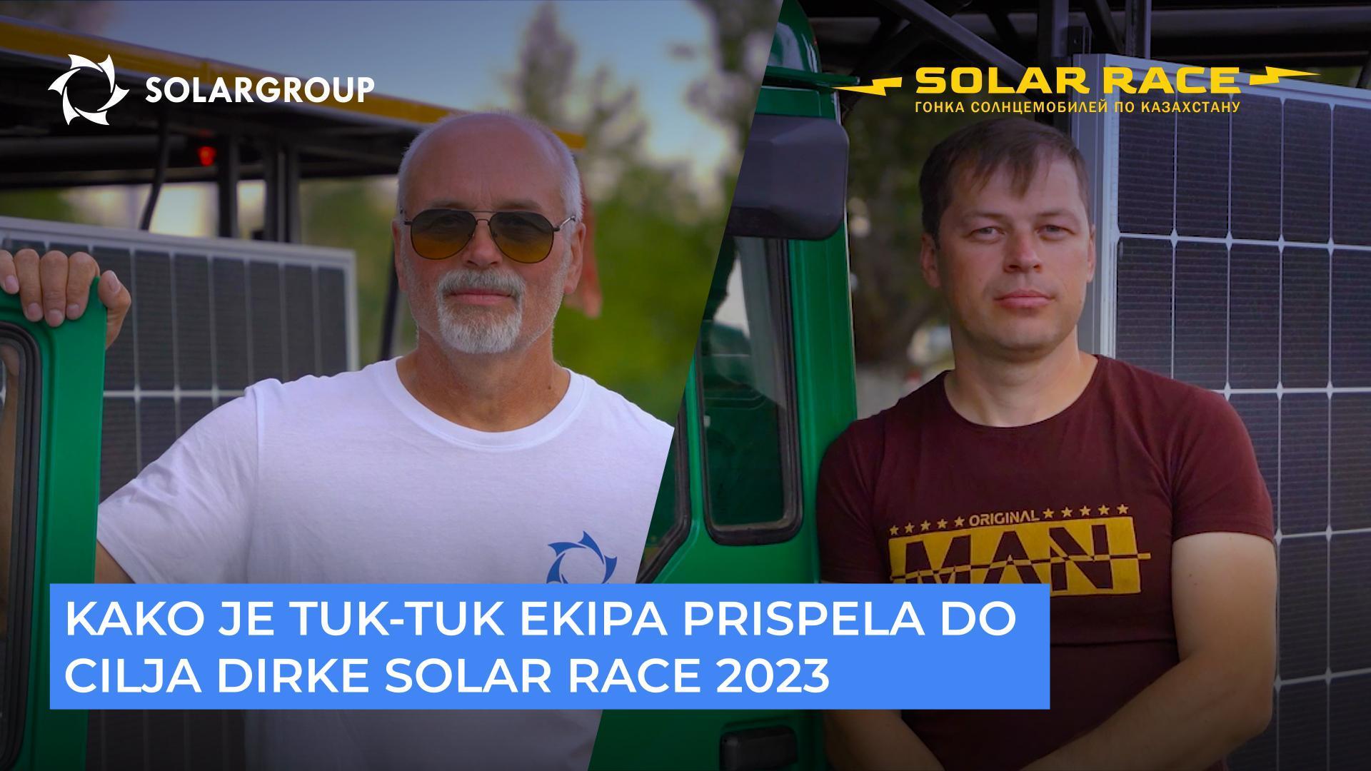 Kako je tuk-tuk ekipa prispela do cilja dirke Solar race 2023