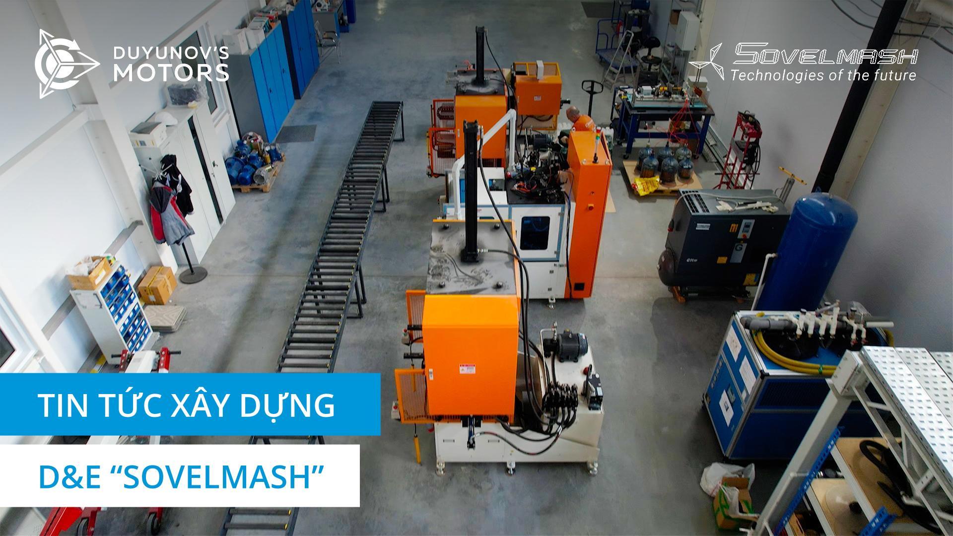 Cảnh quan và vận hành: video mới từ công trường xây dựng "Sovelmash"