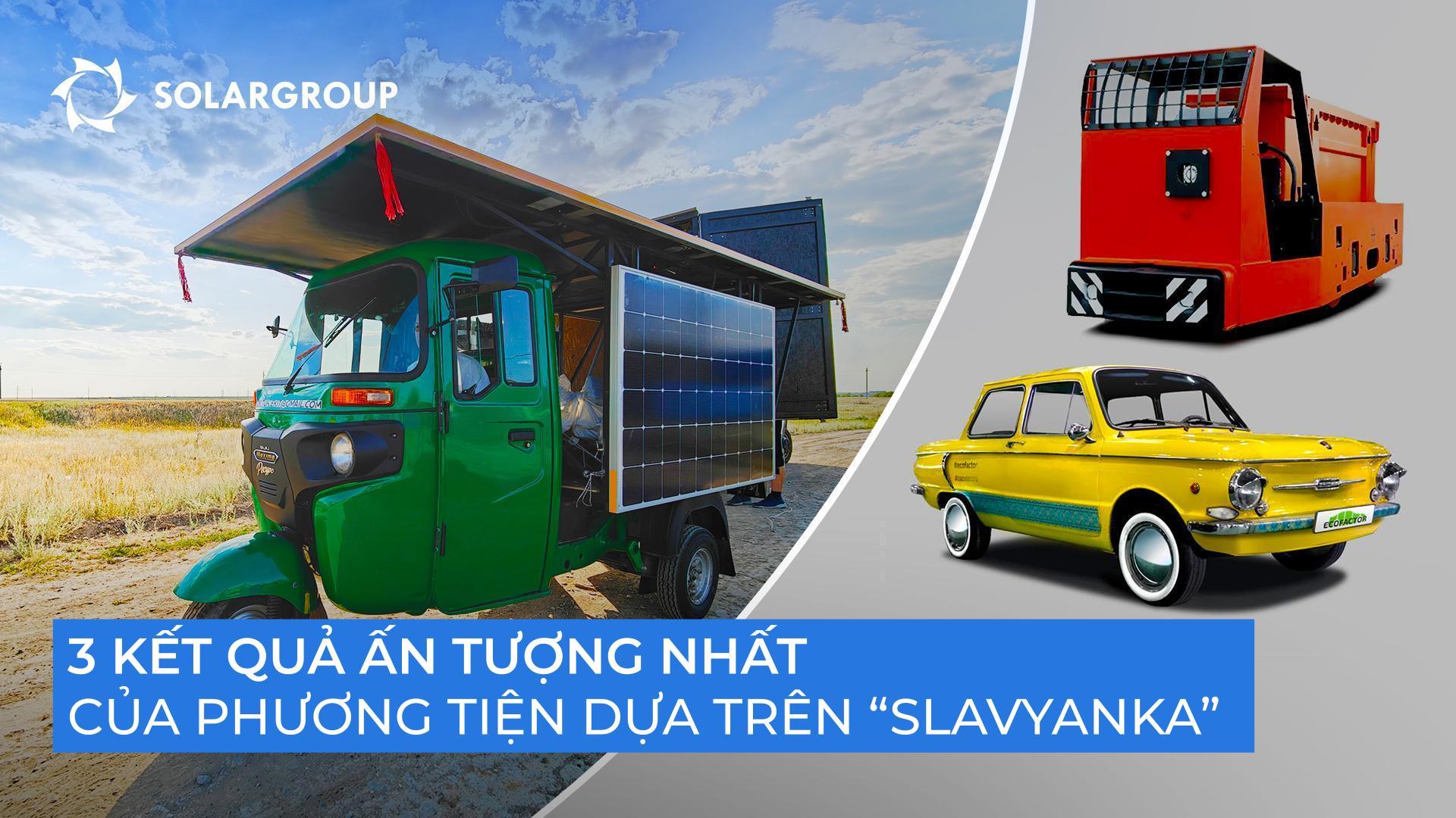 Những chiếc xe dựa trên "Slavyanka" gây ấn tượng khi hoạt động