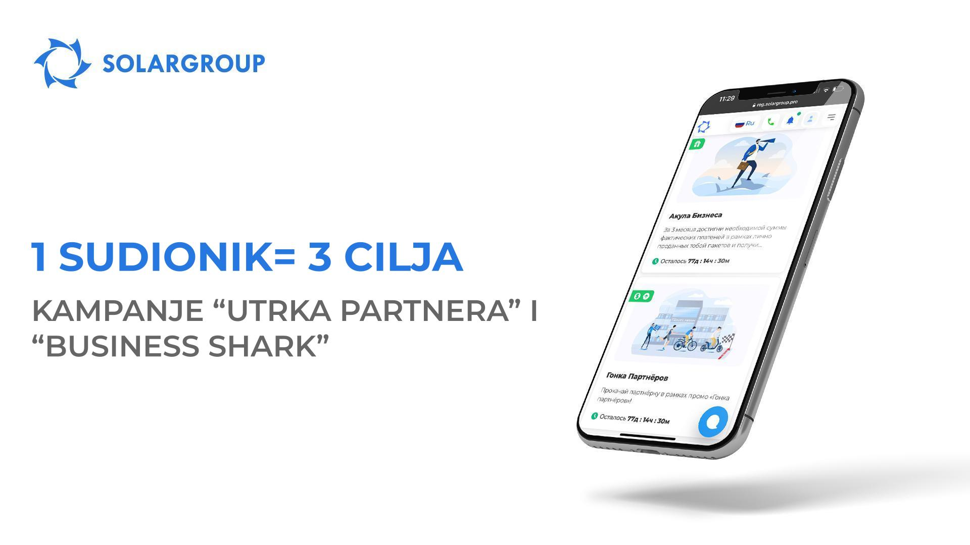Kampanje "Utrka partnera" i "Business Shark": 1 sudionik = 3 cilja