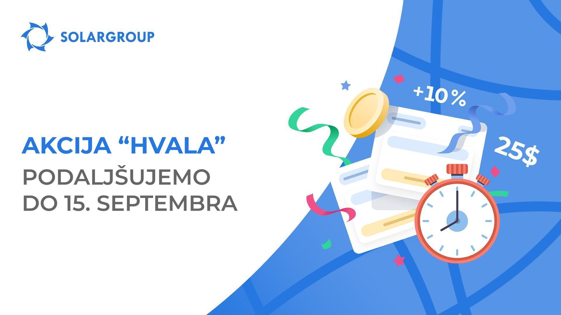 Podaljšujemo akcijo "Hvala"