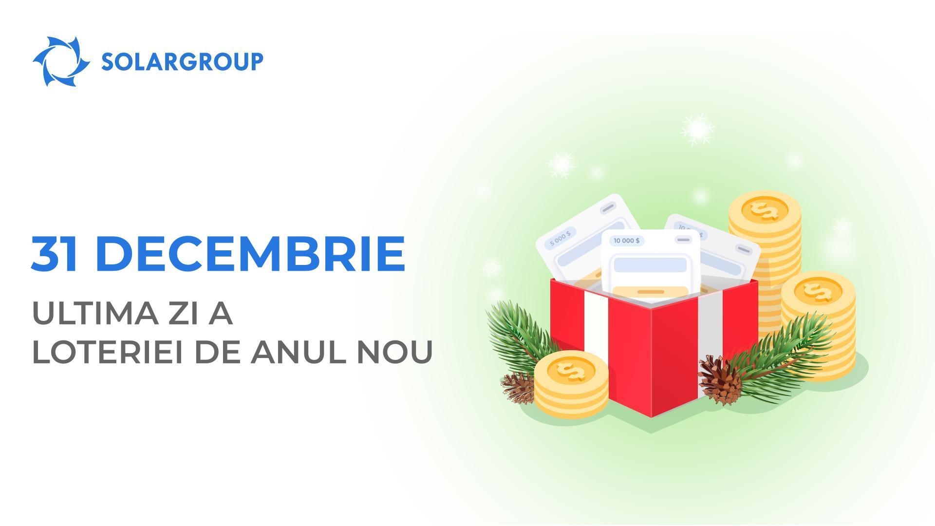 Loteria de Anul Nou a SOLARGROUP se încheie