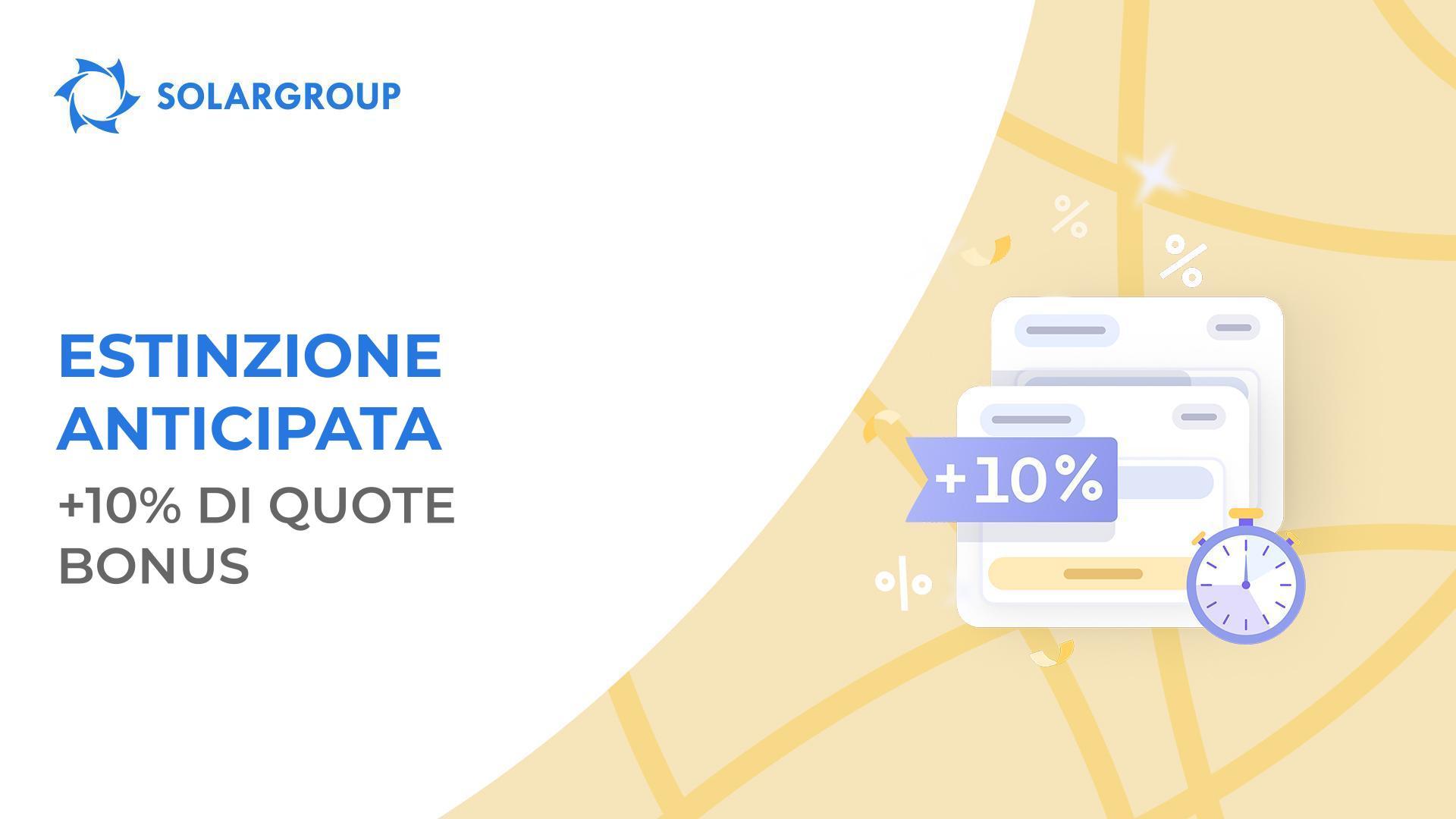Ricevi quote bonus entro il 31 dicembre