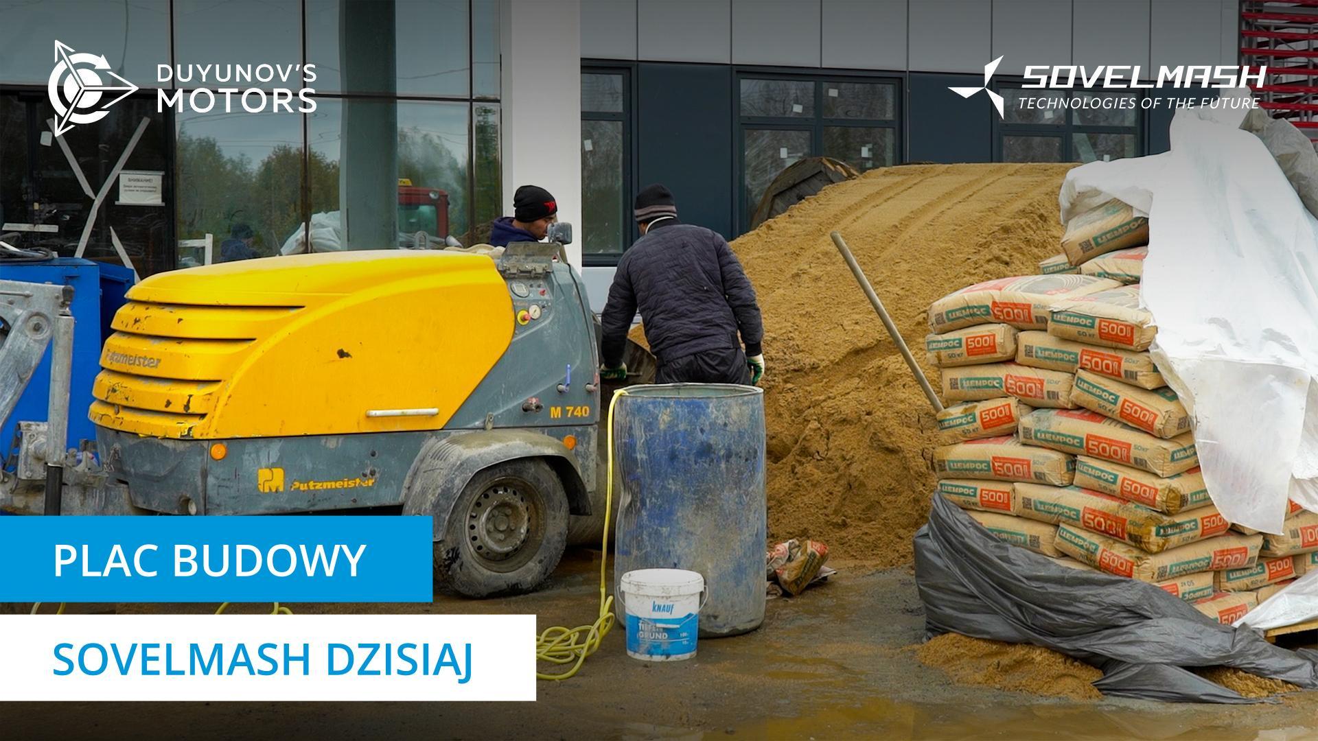 Sovelmash dzisiaj: prace wykończeniowe wewnątrz i na zewnątrz