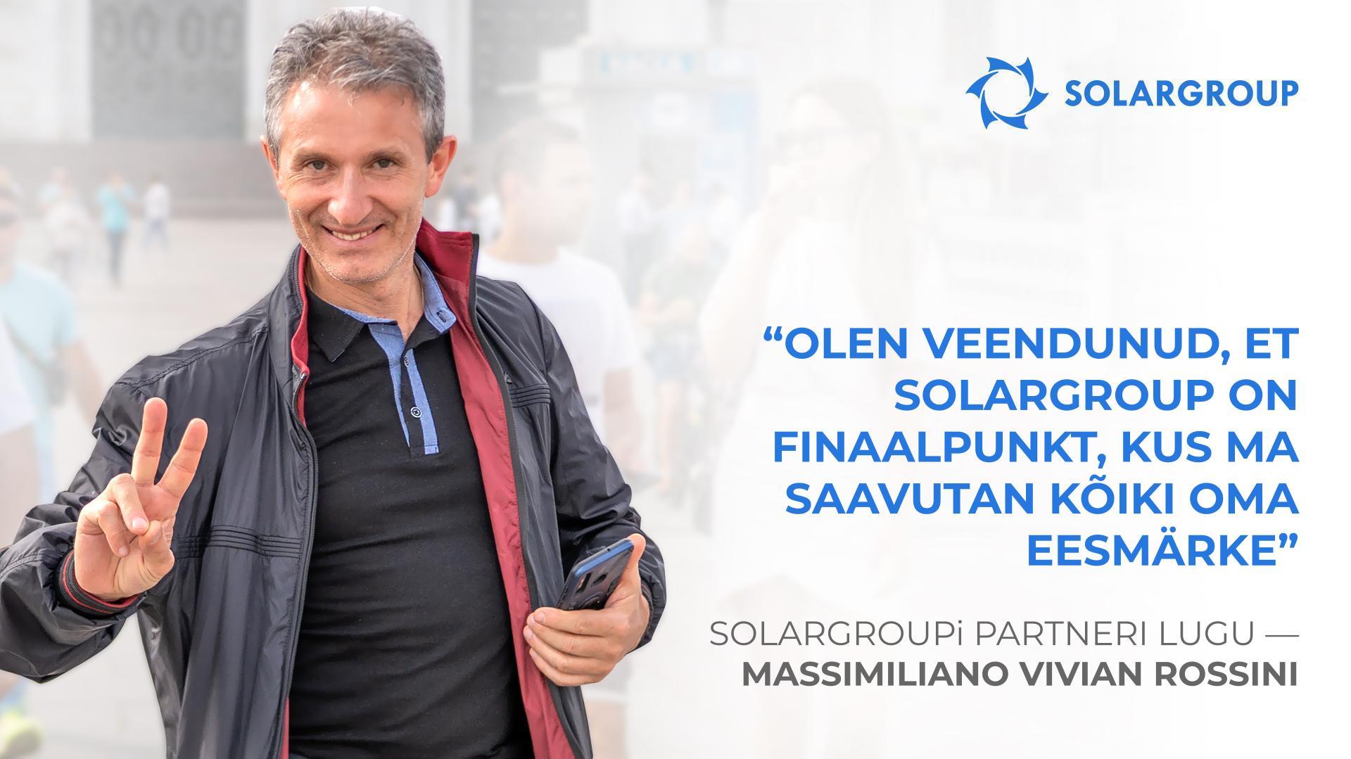 Oma unistuste äri loomine | Partneri Massimiliano Vivian Rossini lugu