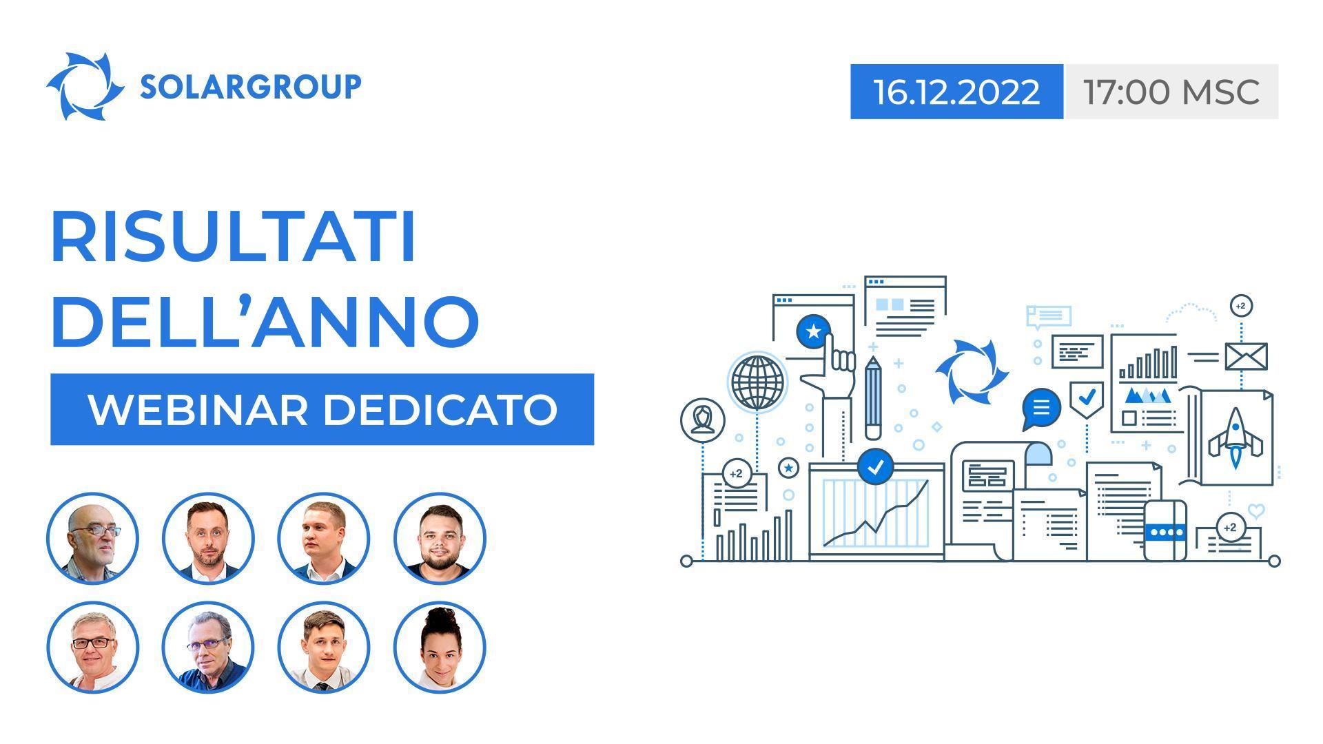 Guarda il webinar Risultati dell'anno nel progetto Motori Duyunov