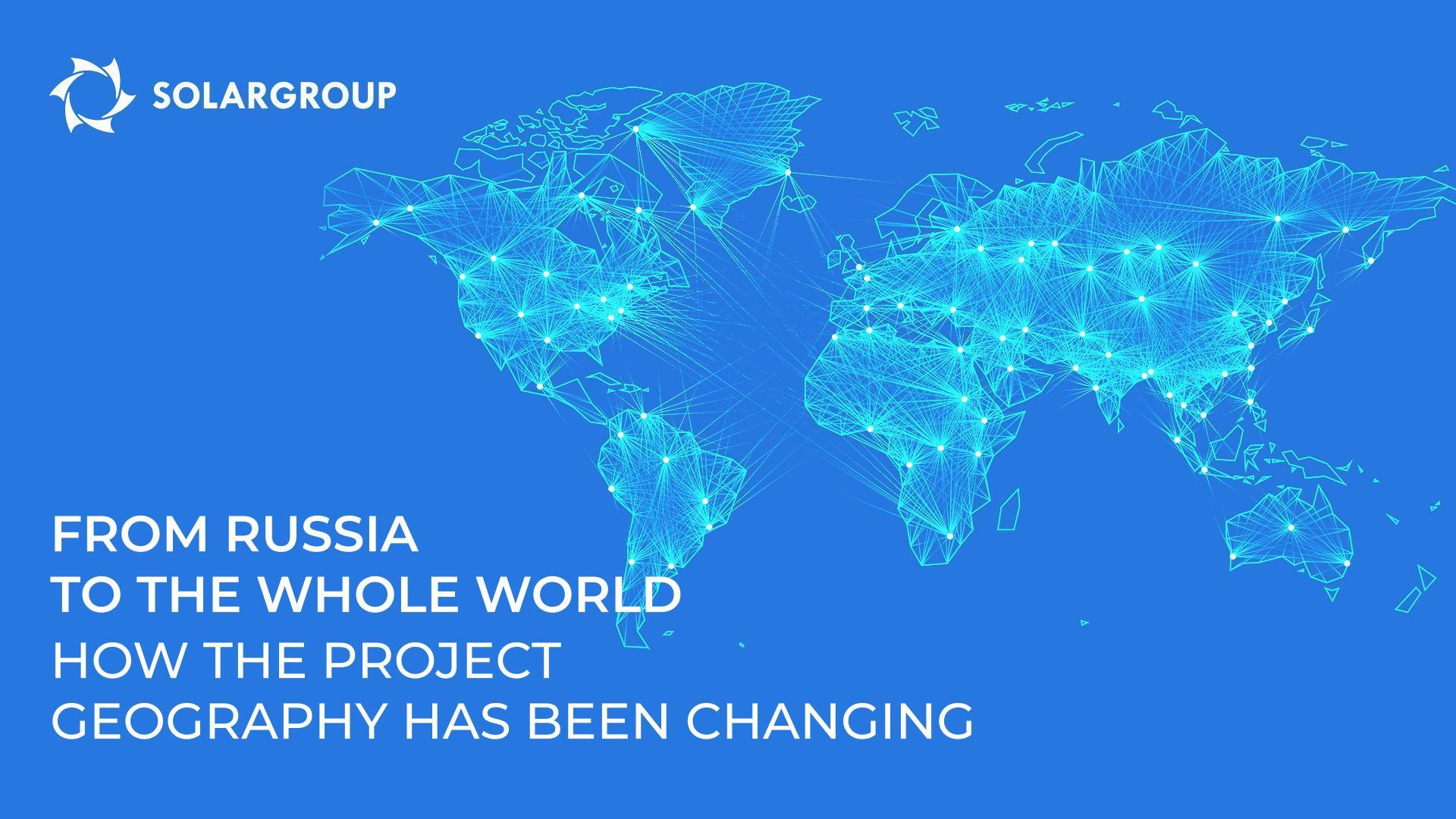 From Russia to the whole world: how the project geography has been changing