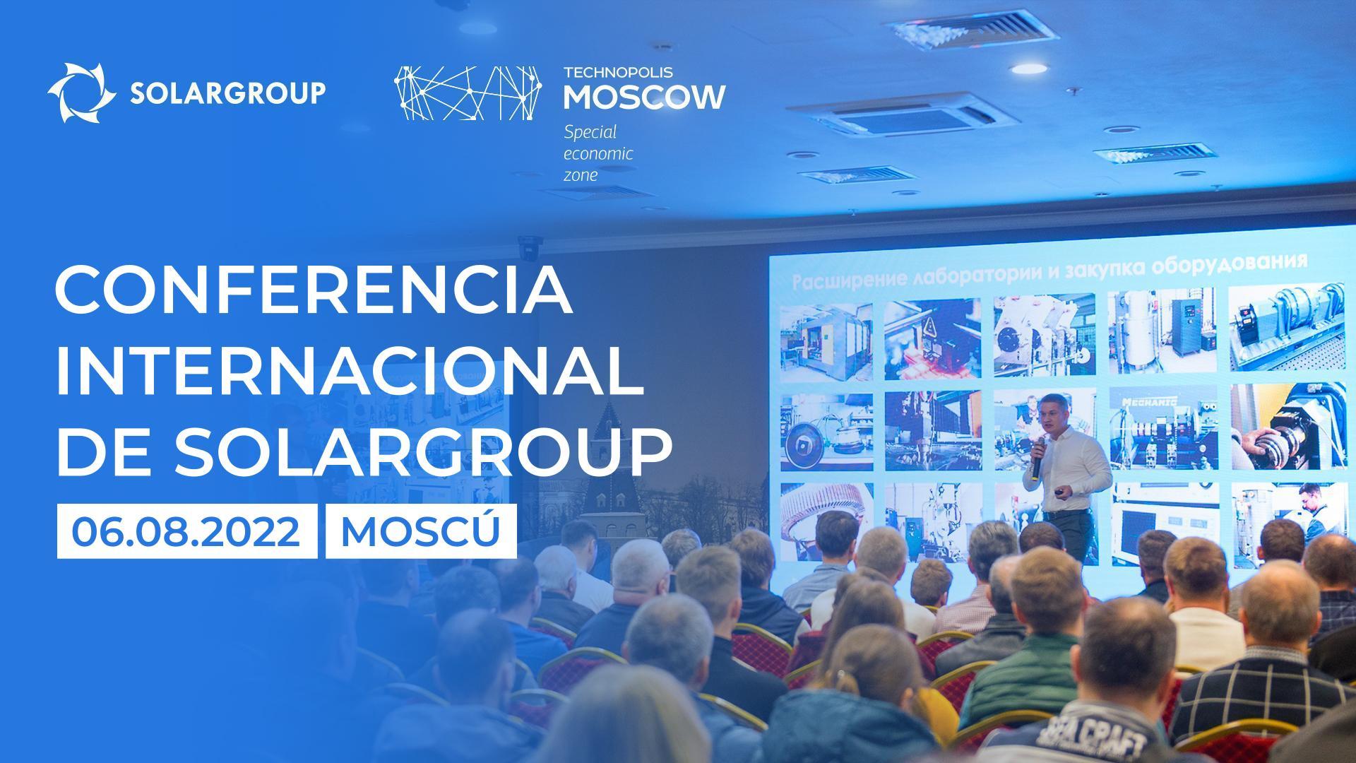 Solo participarán los primeros 350: está abierto el registro para la conferencia Internacional de SOLARGROUP 2022
