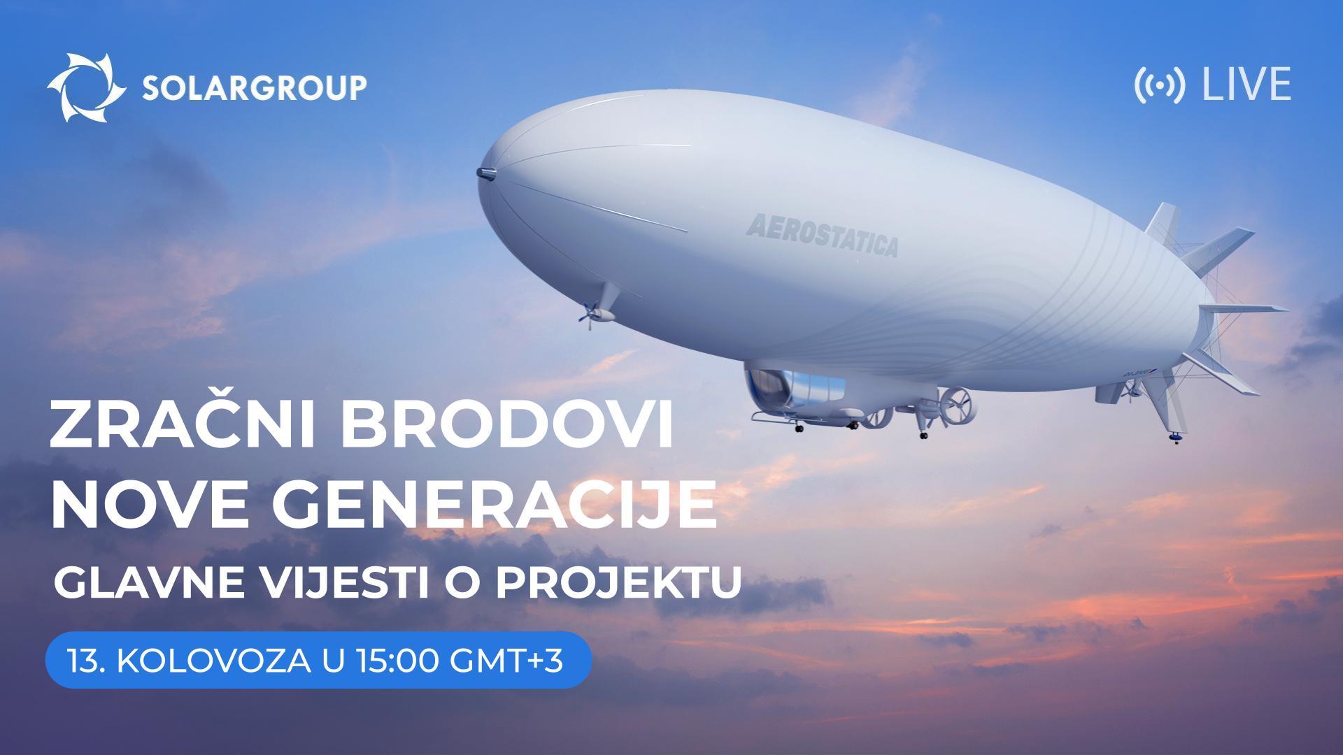 Prijenos uživo o novom projektu tvrtke SOLARGROUP