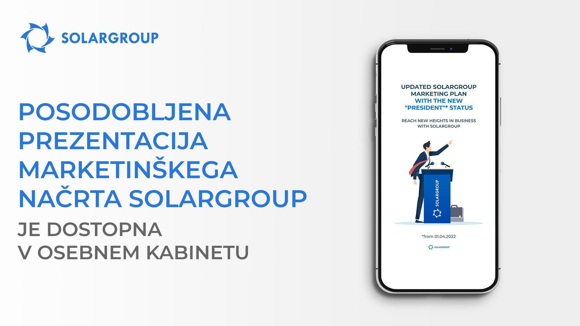 Posodobljena predstavitev marketinškega načrta je že v osebnem računu!