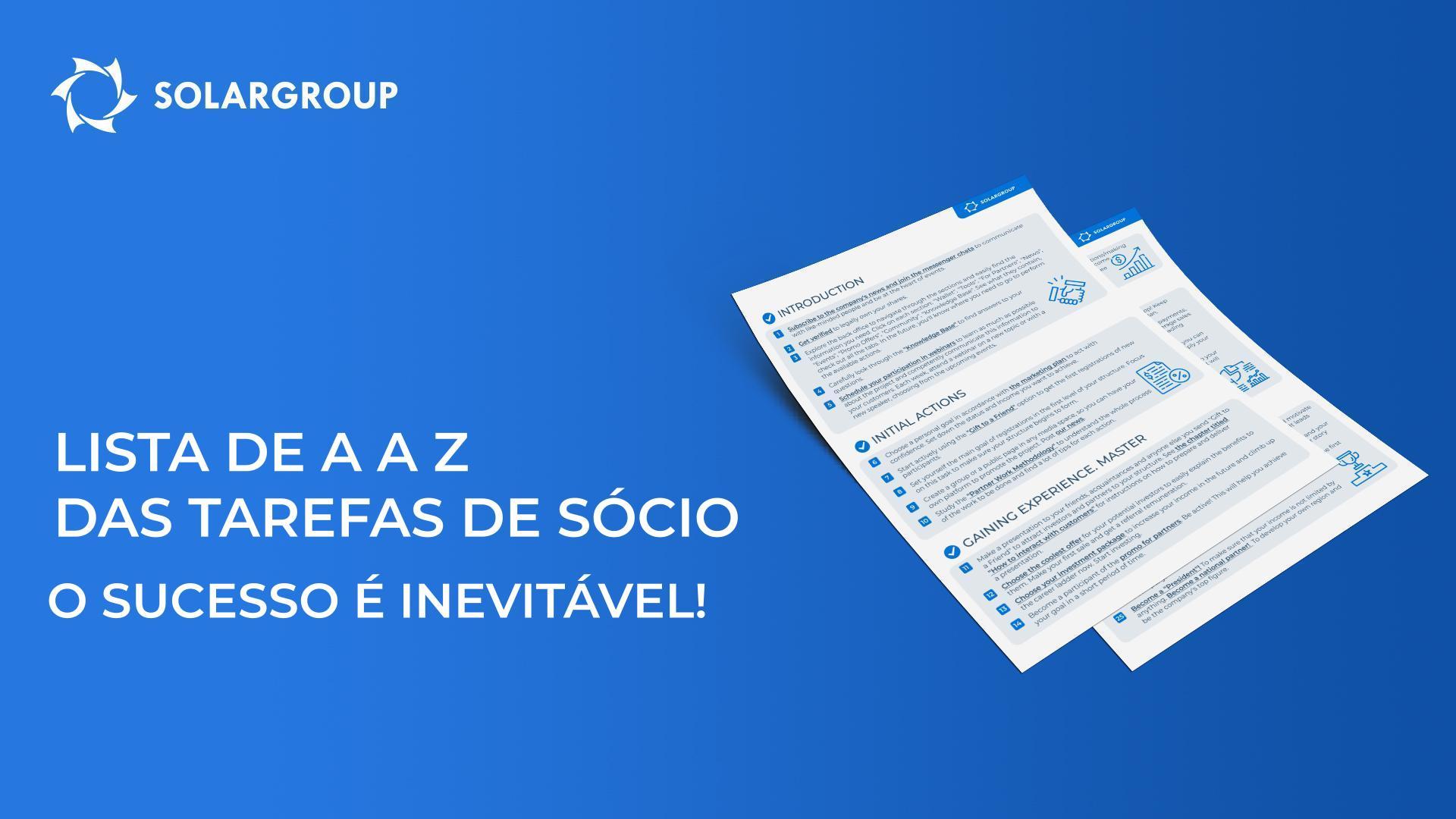Uma lista de A a Z para as suas tarefas de sócio: o sucesso é inevitável!