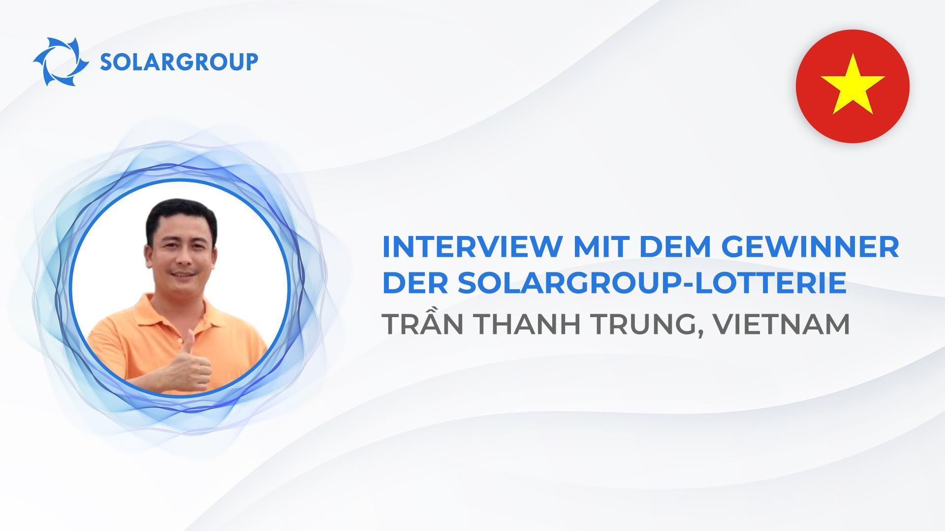 "Ich hatte bisher nie so viel gejubelt", seine Emotionen teilt der Lottogewinner aus Vietnam