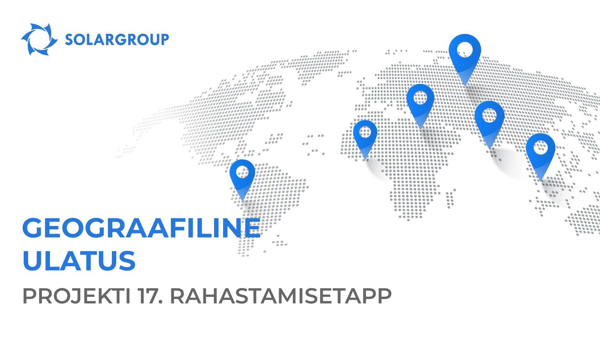 Projekti 17. rahastamisetapi geograafiline ulatus