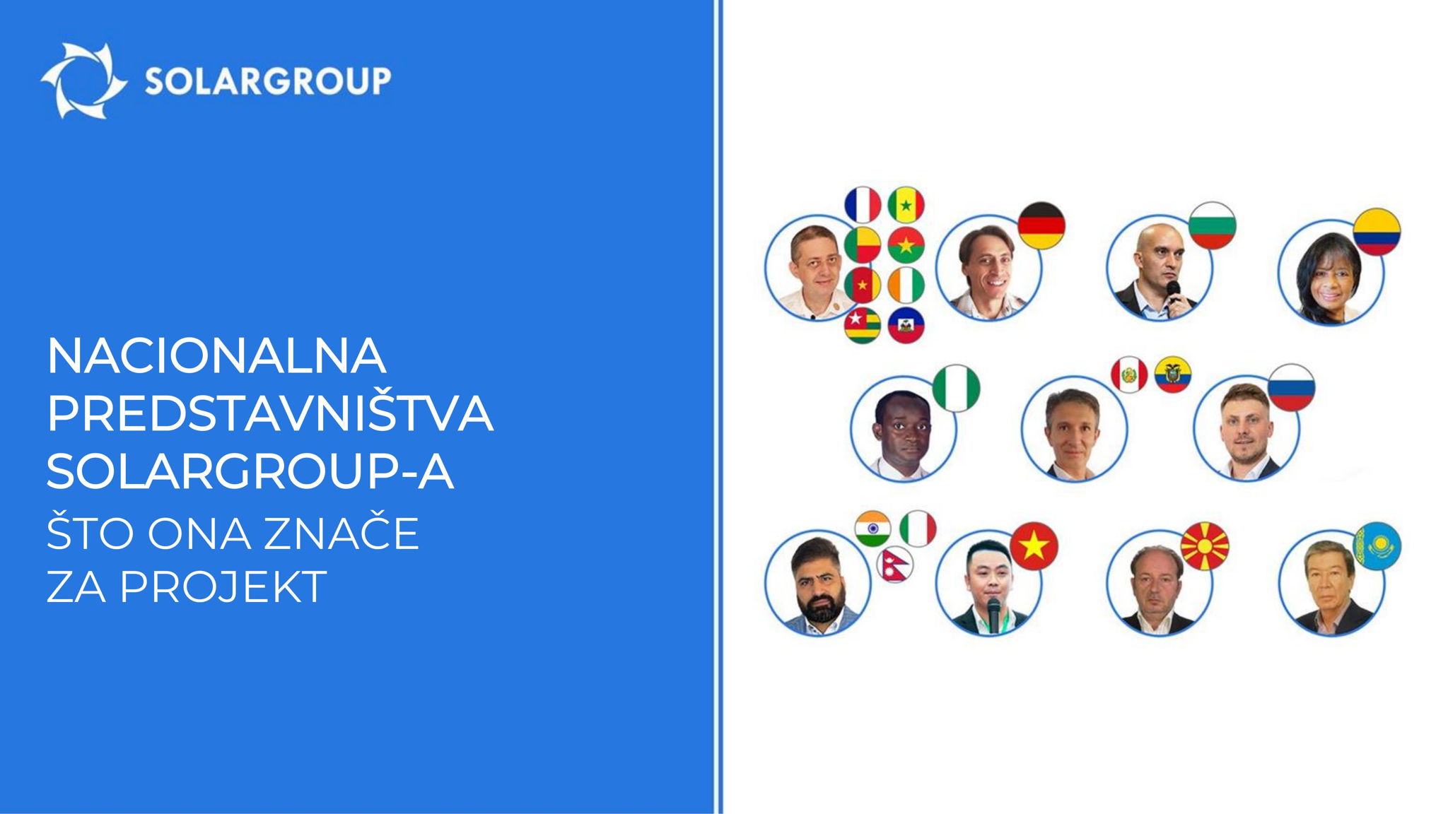 Nacionalna predstavništva SOLARGROUP-a: što ona znače za projekt