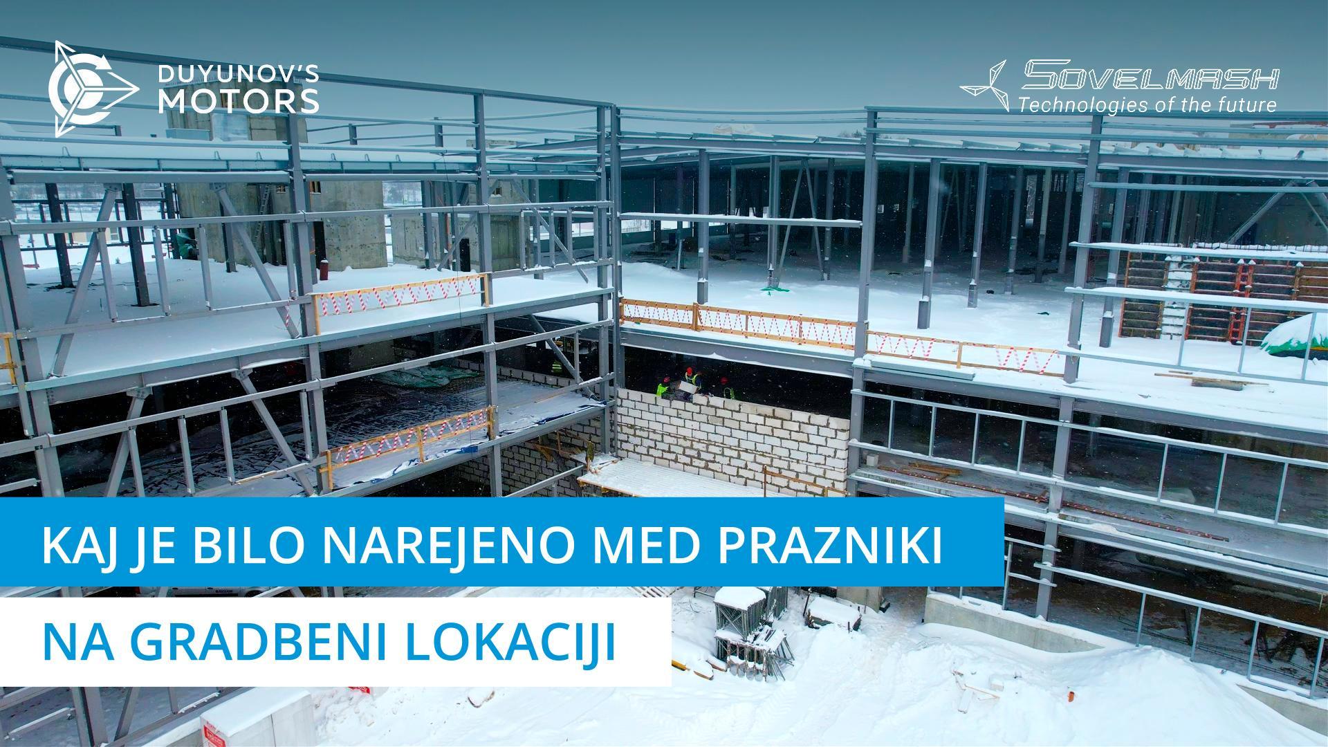 Kaj je bilo narejeno med prazniki na gradbeni lokaciji | 217. dan