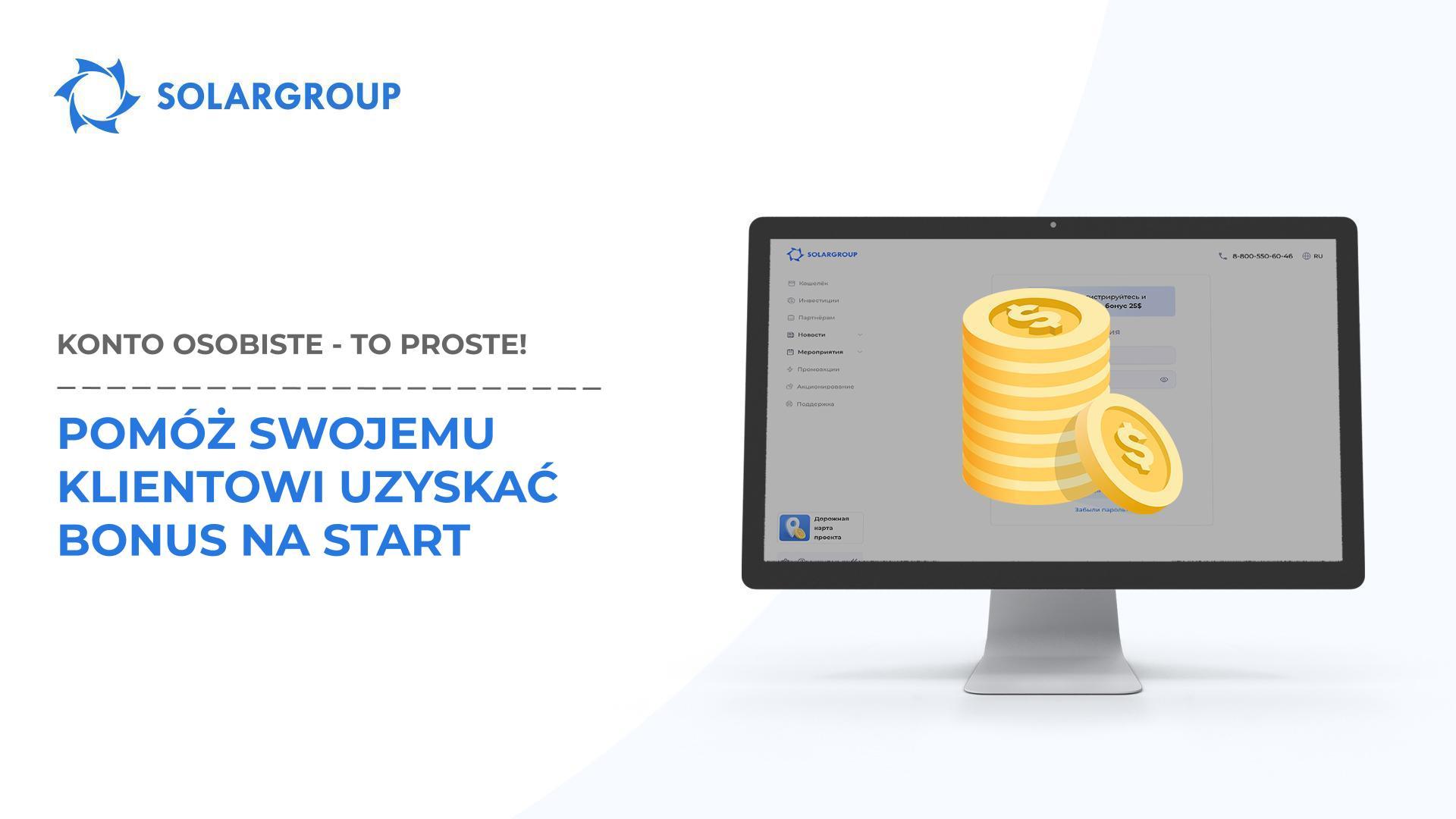 Pomóż swojemu klientowi uzyskać Bonus na start | Konto osobiste - to proste!