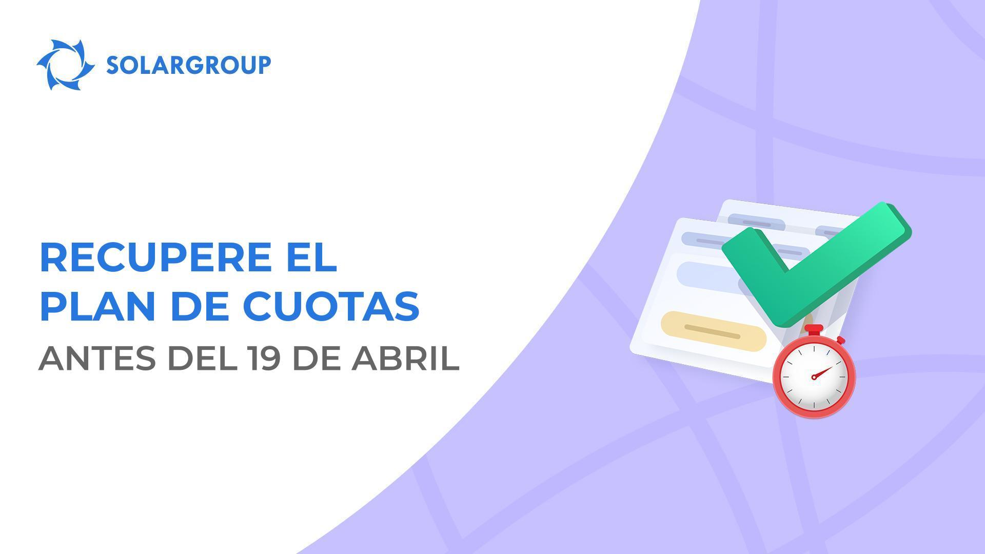Cerramos la recuperación de los planes de cuotas, anulados en el año 2018