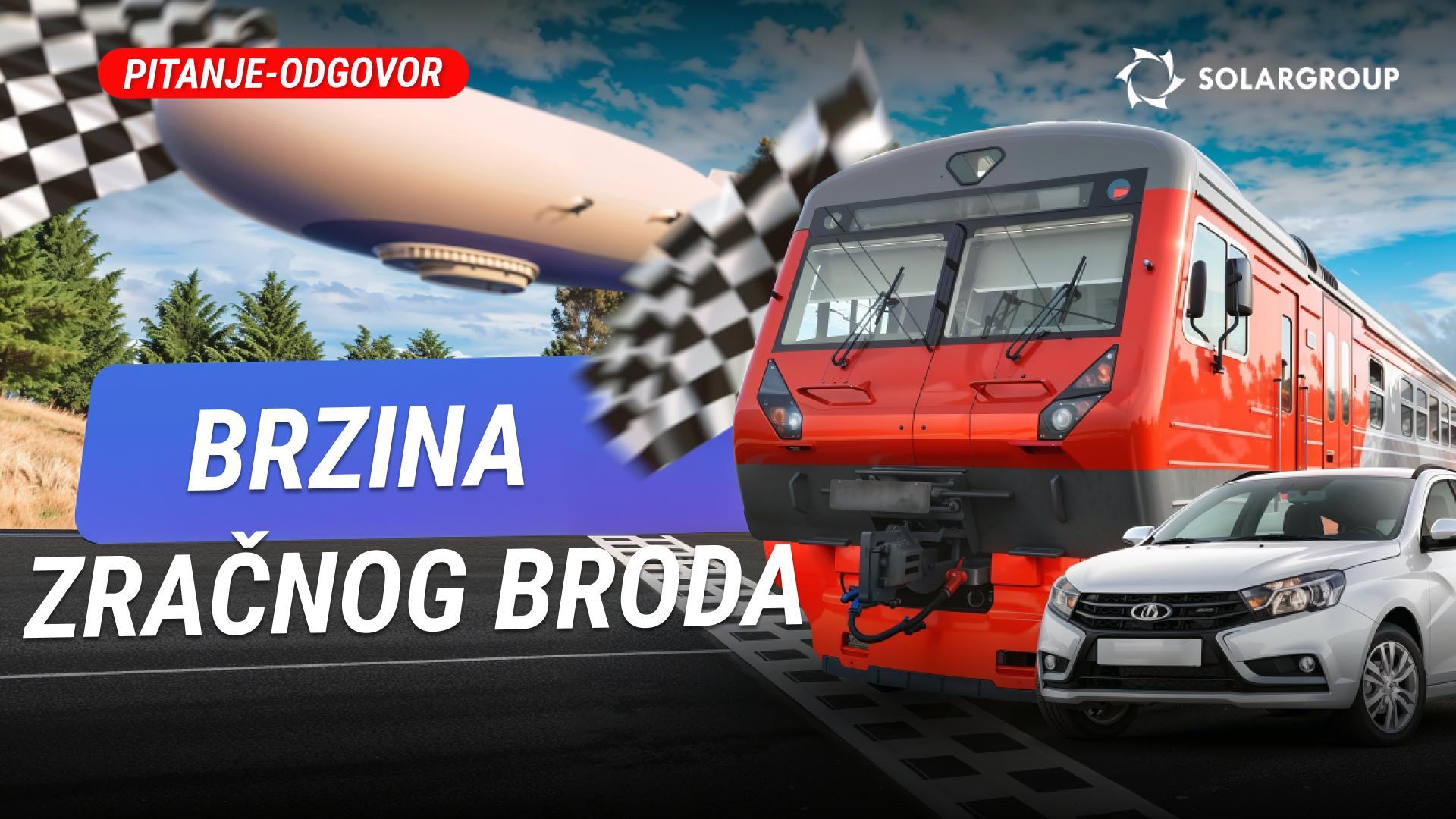 Je li zračni brod brži od automobila ili vlaka? Hoće li se kopneni promet uskoro zamijeniti zračnim?