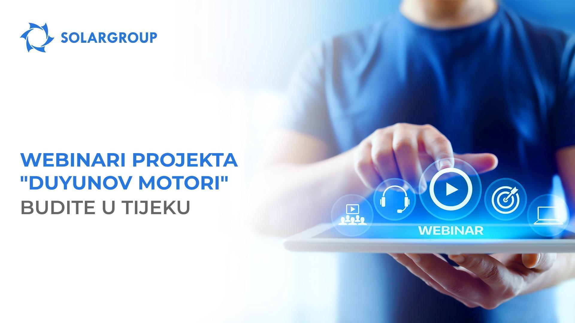 Webinari projekta "Duyunov Motori": budite u tijeku