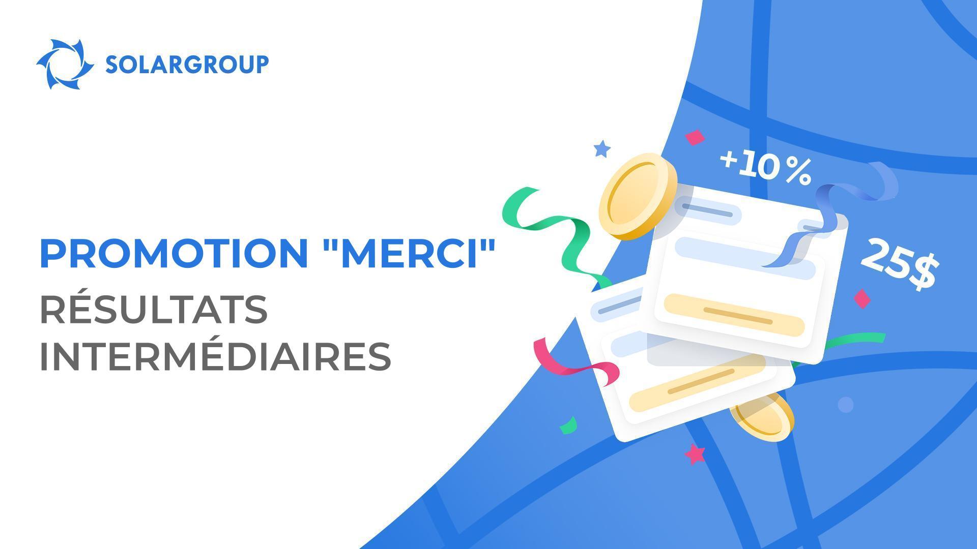 Une barre d'investissement record et une file d'attente pour les codes promotionnels : la promotion "Merci" est en vigueur