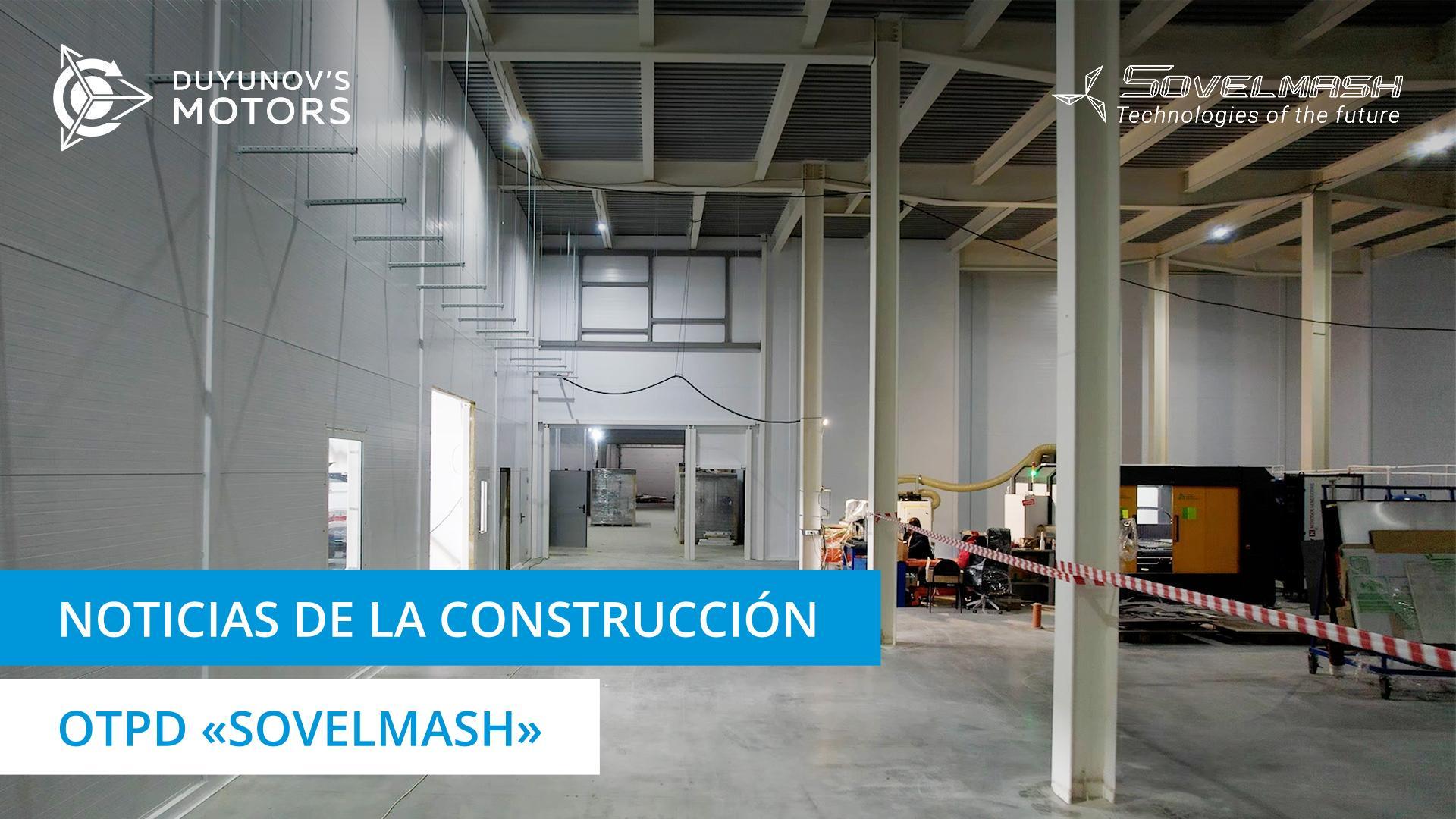 Instalación de redes de ingeniería y equipos: cómo avanza la construcción de la OTPD "Sovelmash"
