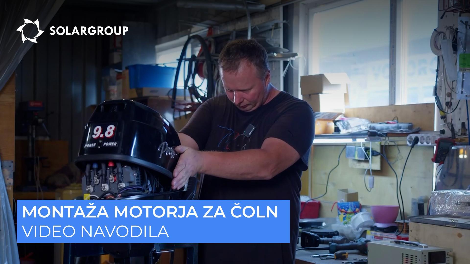 Kako sestaviti električni motor s "Slavyanko" za čoln?