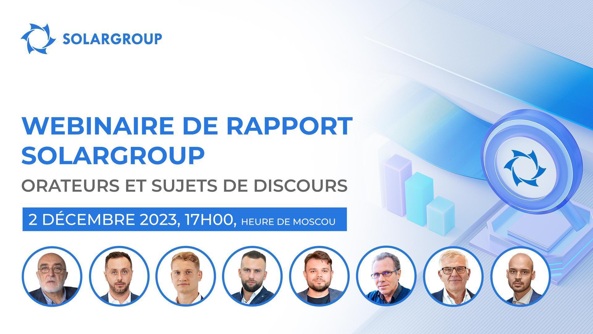 Qui prendra la parole au webinaire final 2023 et quels seront les sujets de discours ?