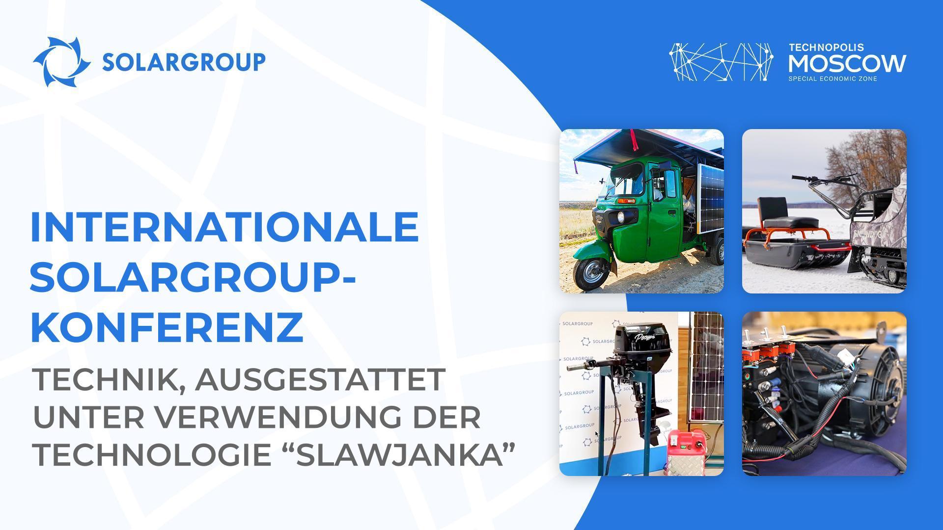 Präsentation der Technik und ausländische Referenten