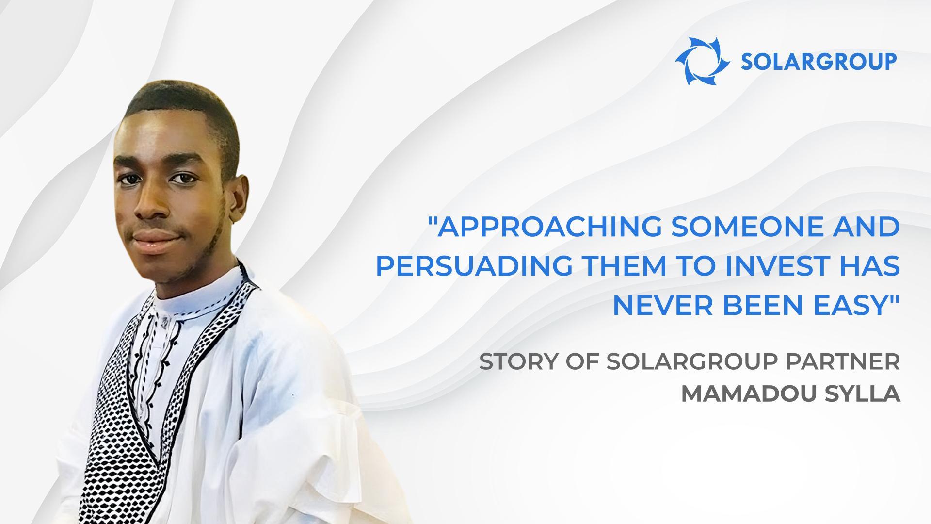 SOLARGROUP will change the lives of many people | Story of SOLARGROUP partner Mamadou Sylla, Mali