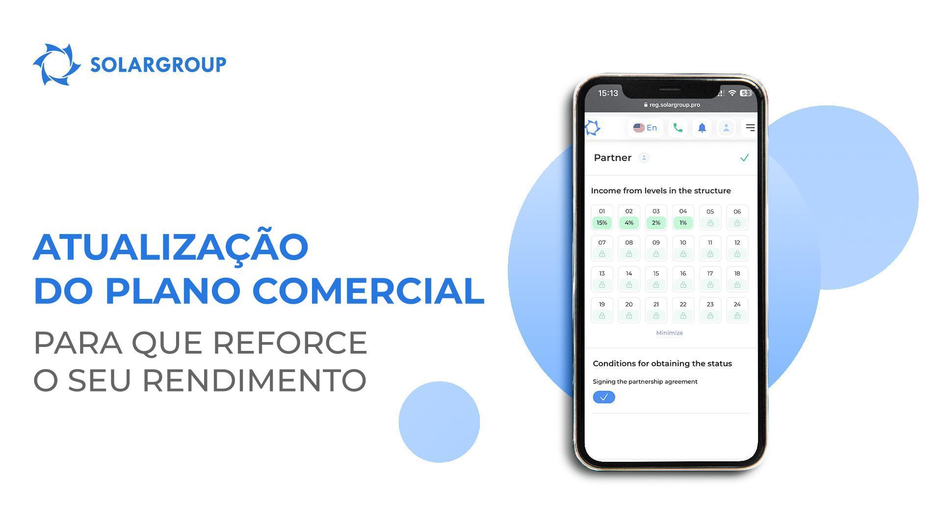 A versão atualizada do plano comercial ajudá-lo-á a reforçar o seu rendimento!