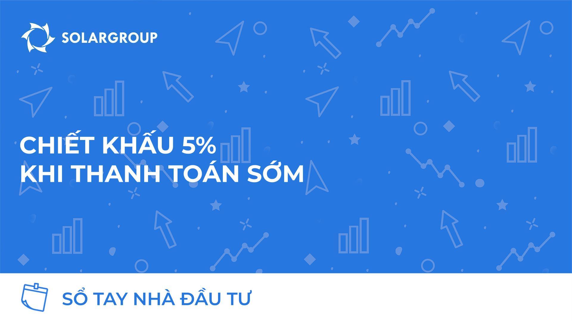 Chiết khấu 5% khi thanh toán sớm