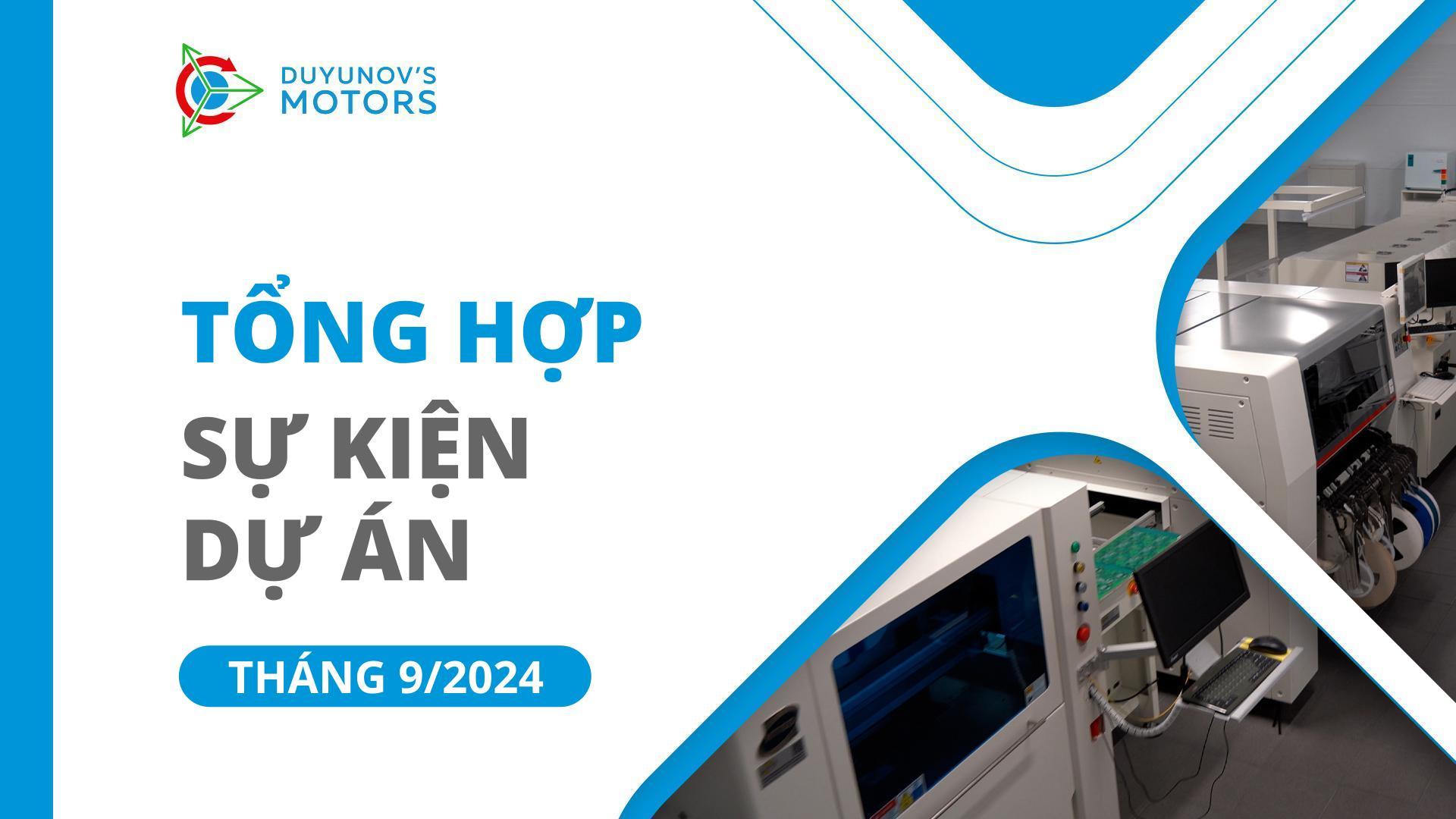 Sự kiện chính của dự án trong tháng 9