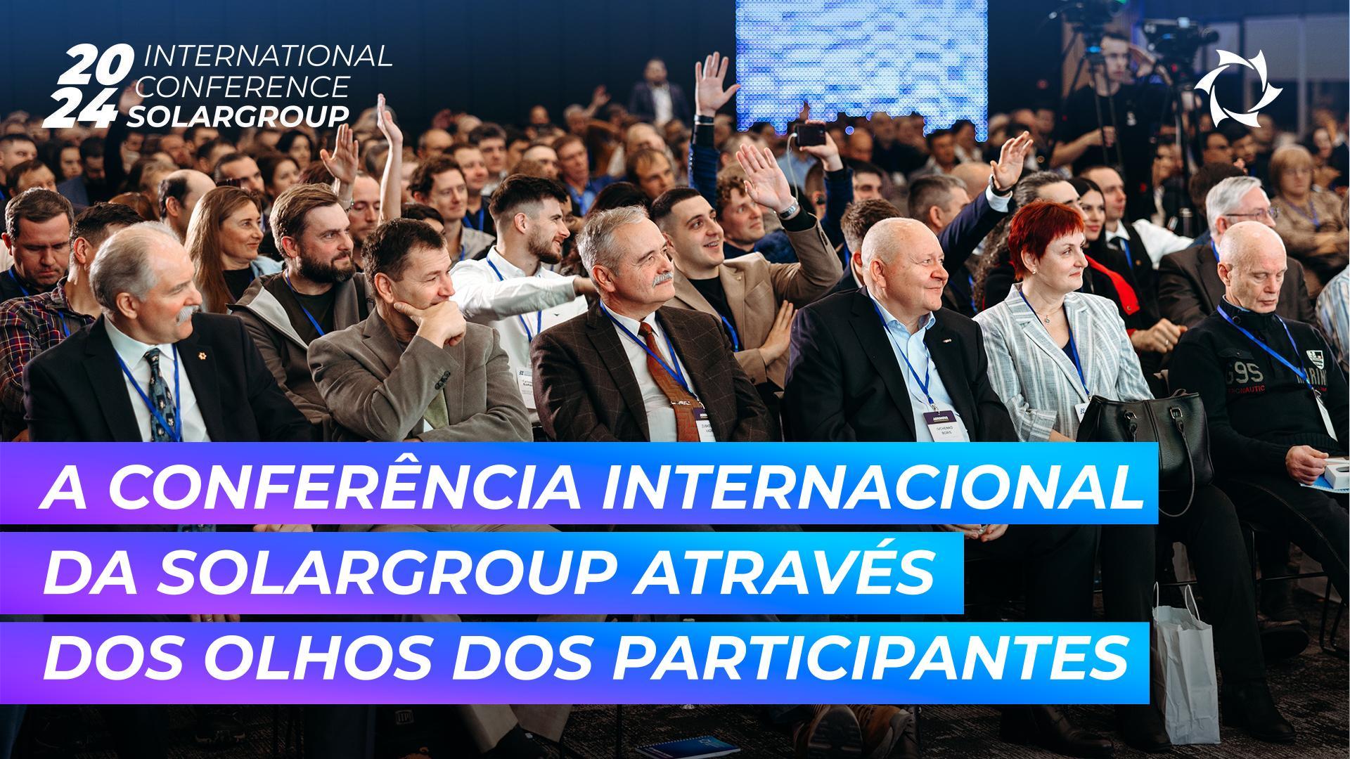 Grande reportagem sobre a Conferência Internacional realizada em Moscovo